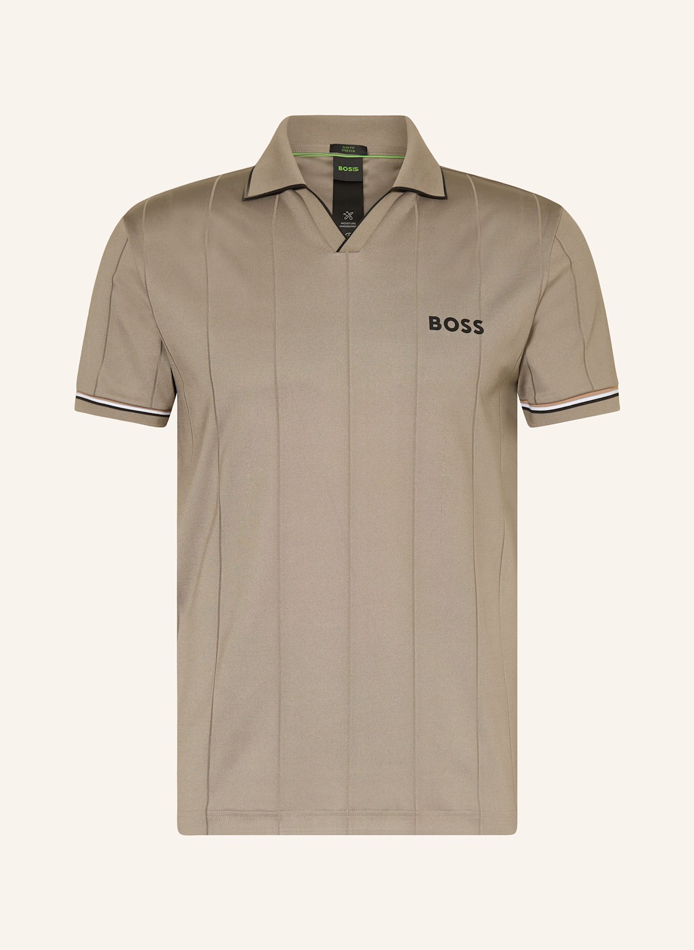 BOSS Performance polo shirt PALLE: KHAKI