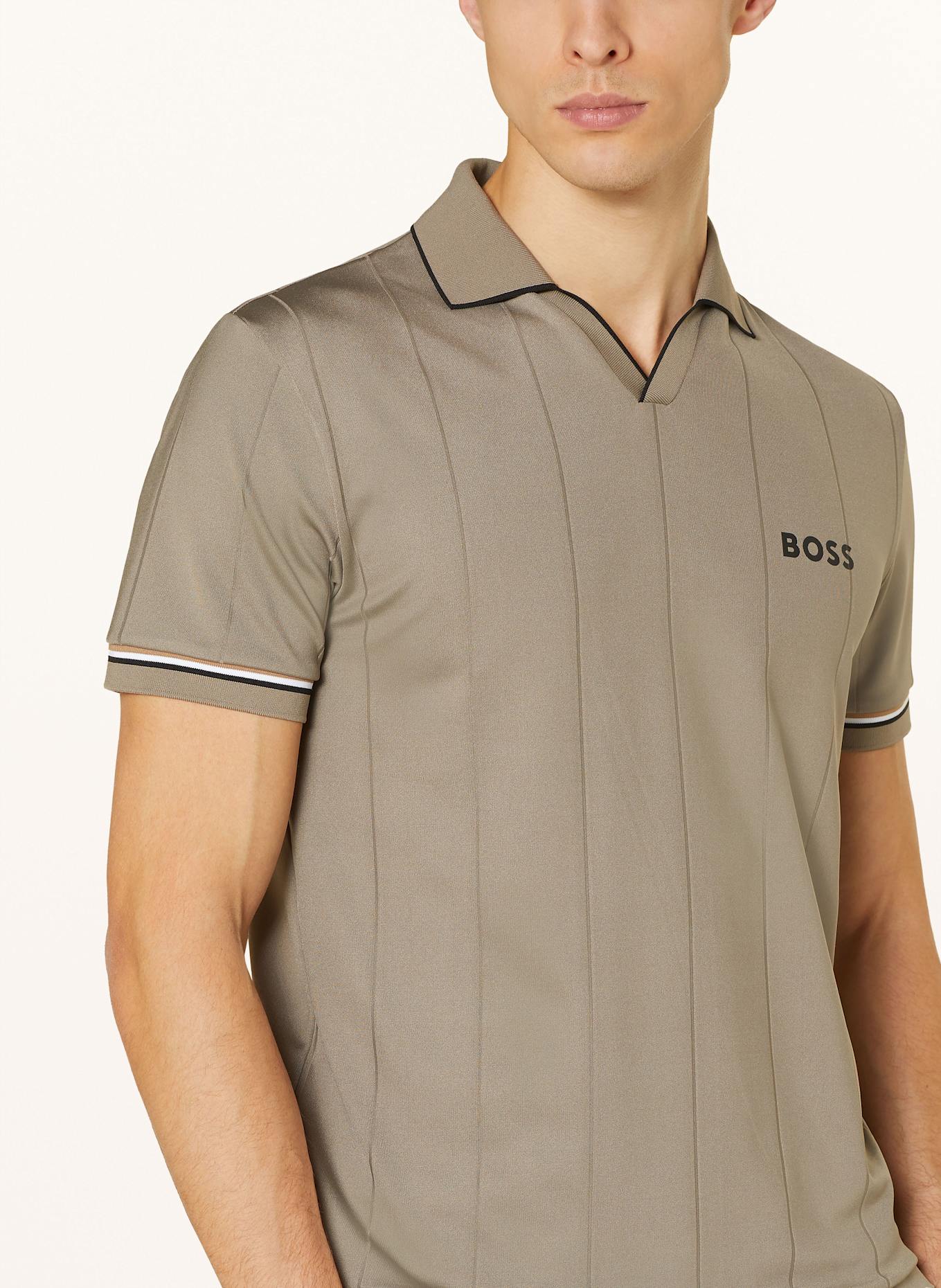 BOSS Performance polo shirt PALLE: KHAKI