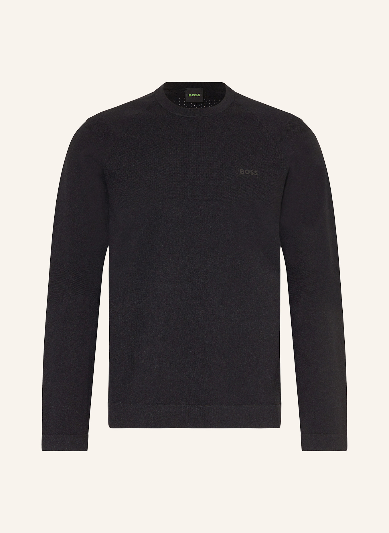 BOSS SEAMLESS TECH sweater: BLACK