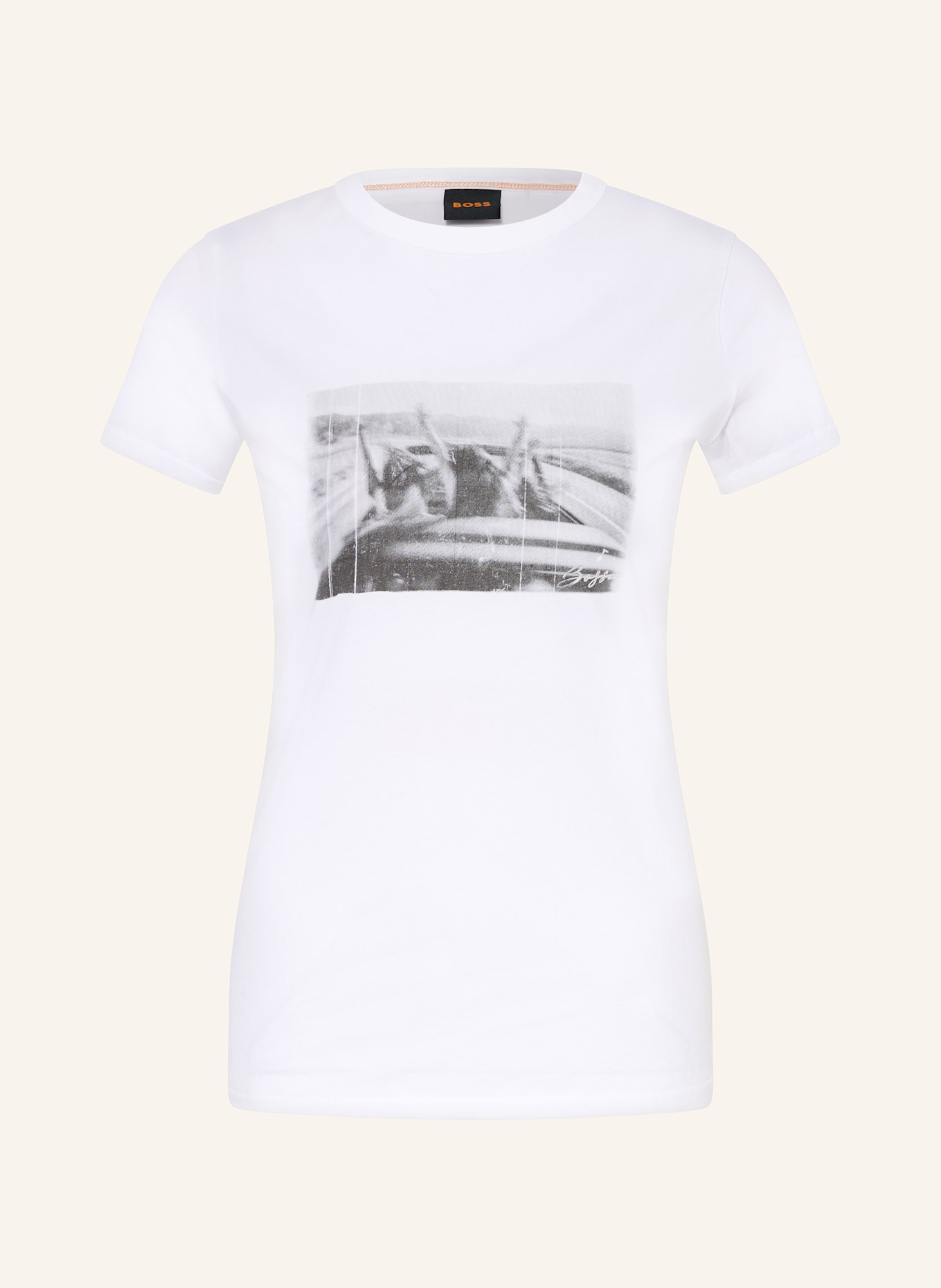 BOSS T-shirt ELOGO: WHITE
