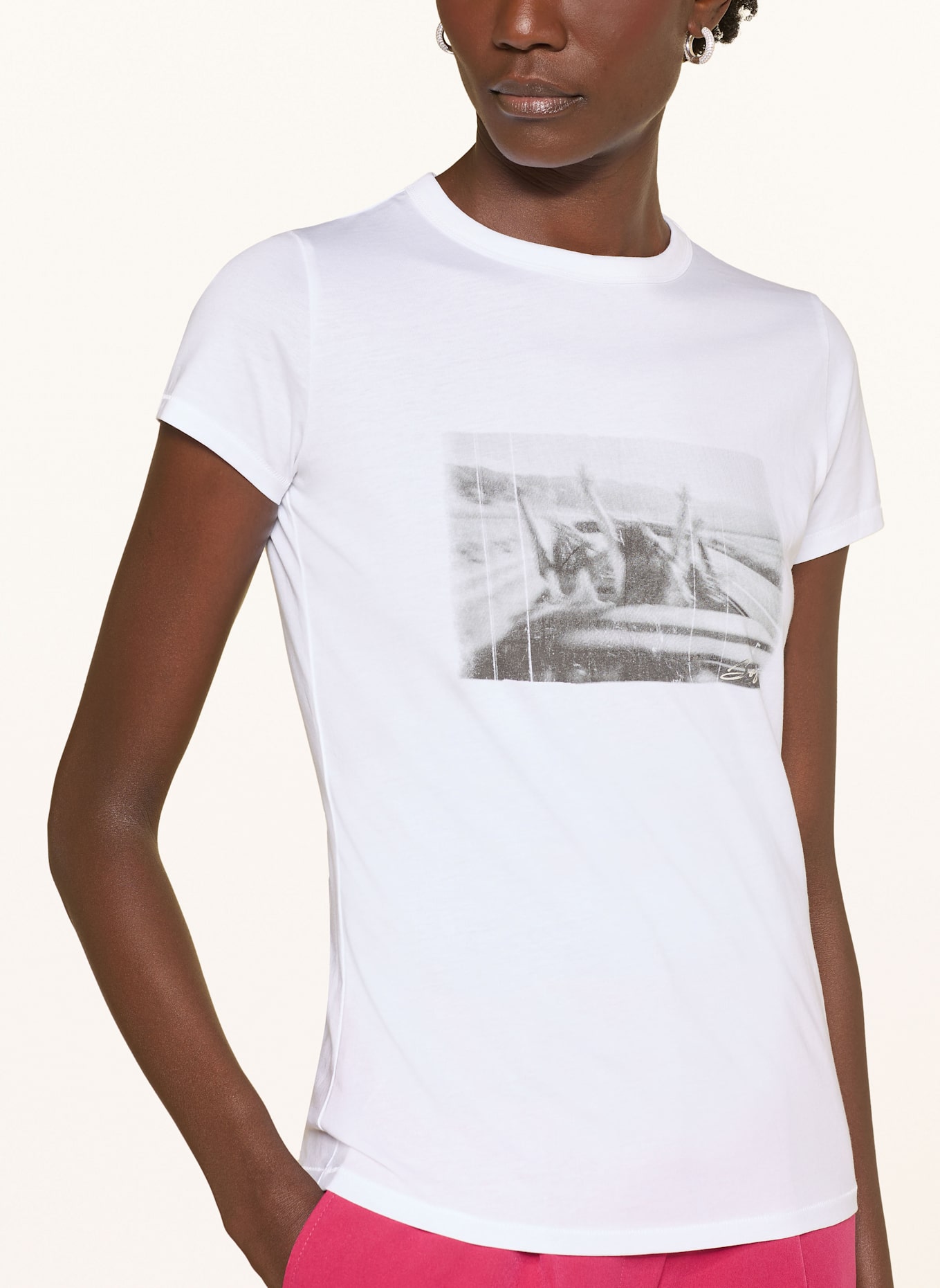 BOSS T-shirt ELOGO: WHITE