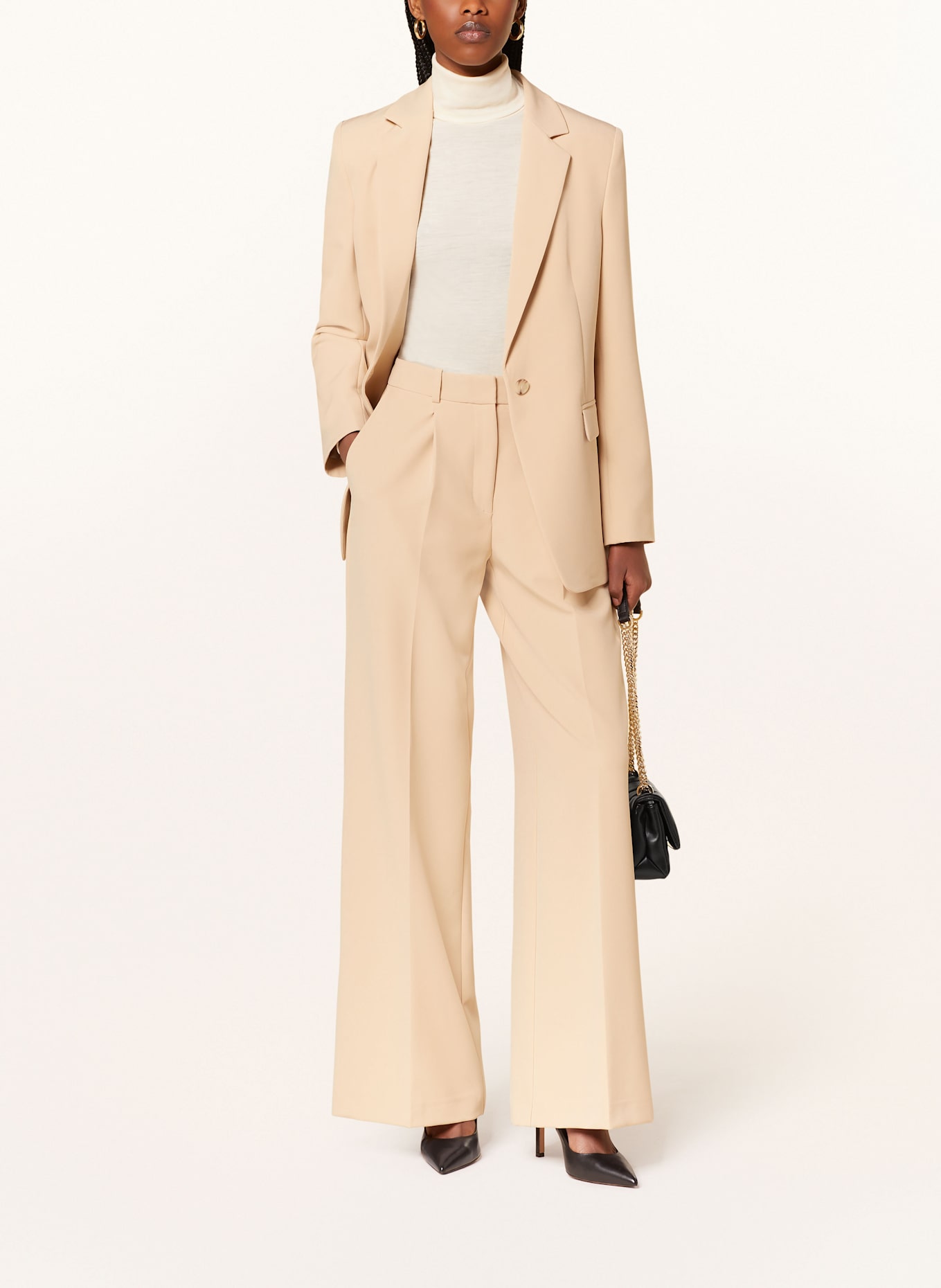 BOSS Marlenehose TIWI: BEIGE