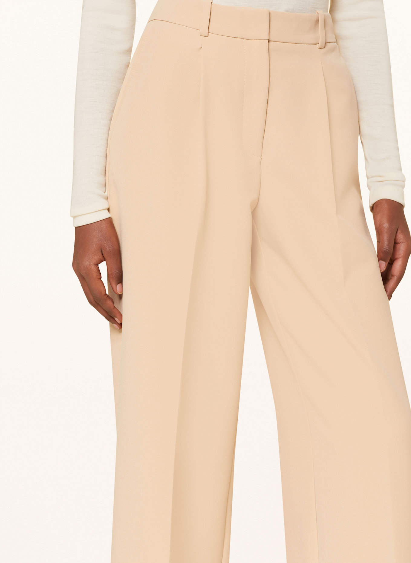 BOSS Marlenehose TIWI: BEIGE