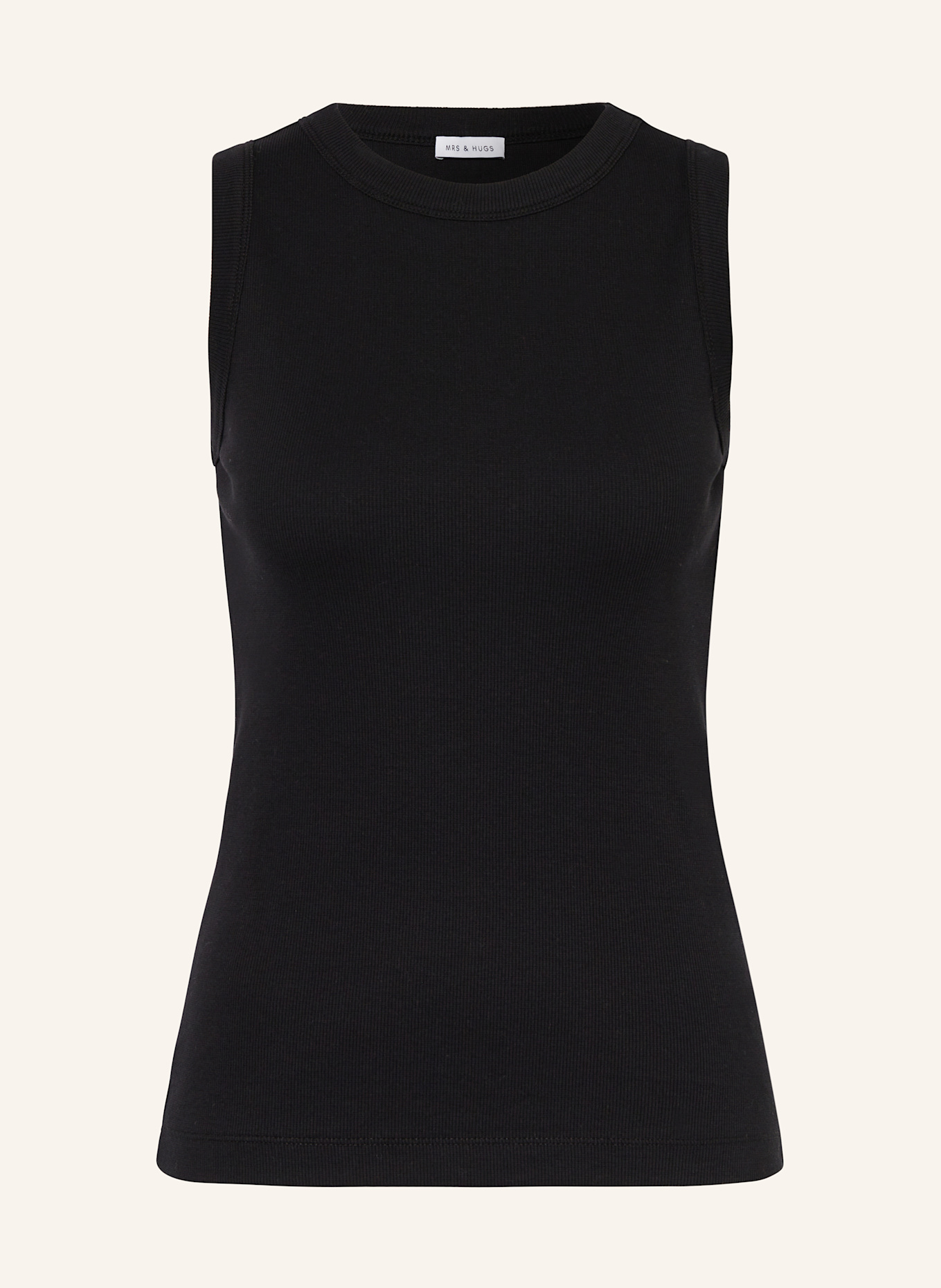 MRS & HUGS Top: BLACK