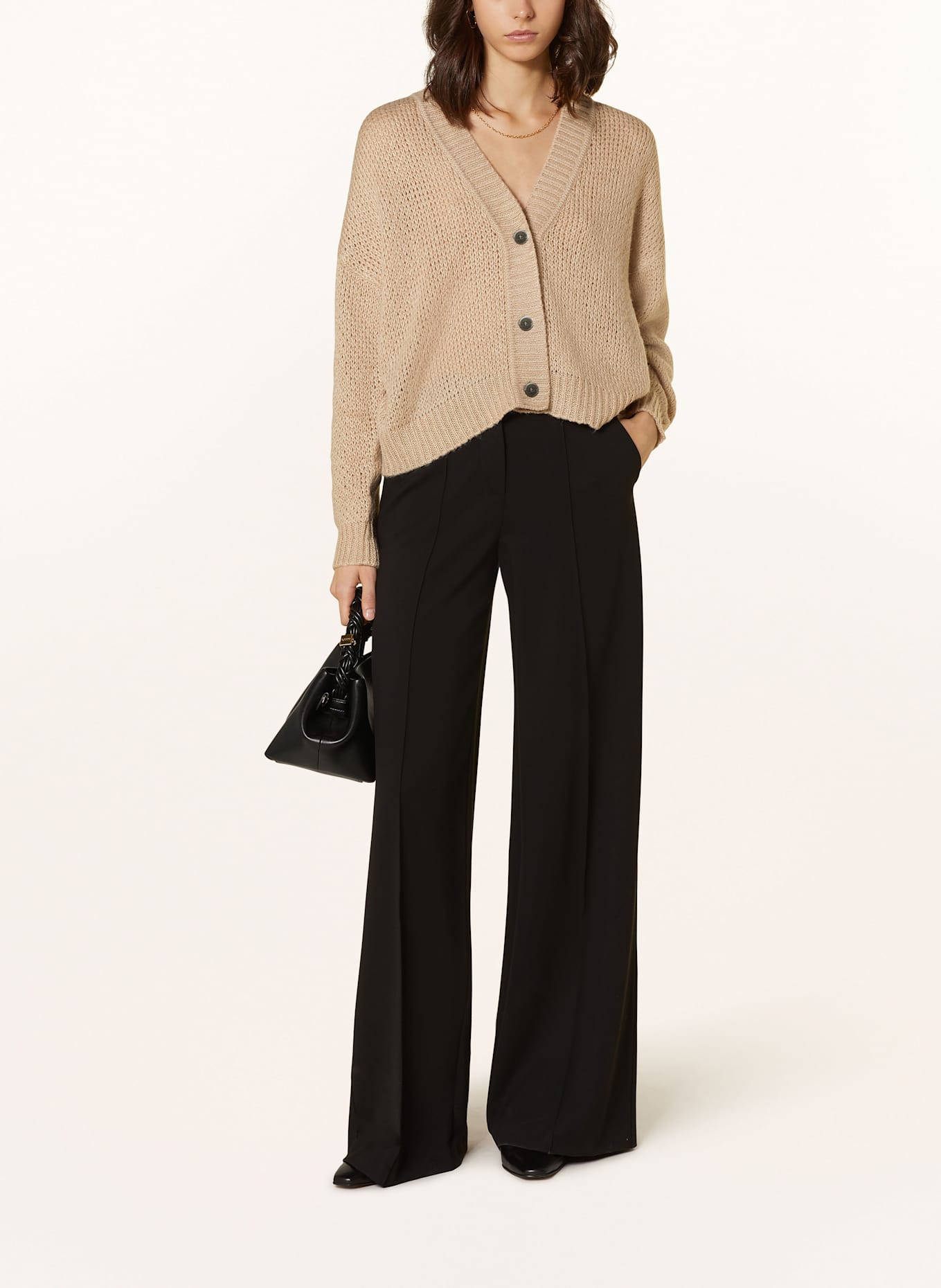 MRS & HUGS Strickjacke: BEIGE