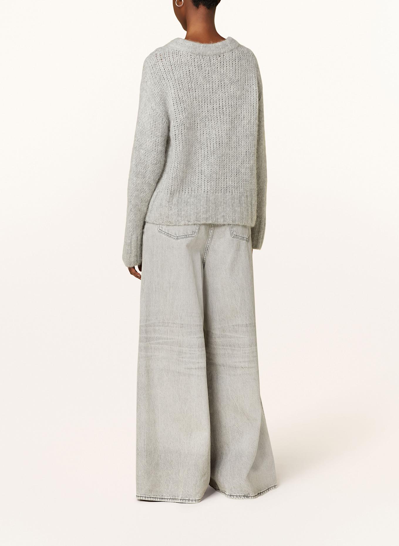 MRS & HUGS Sweater with alpaca: LIGHT GRAY