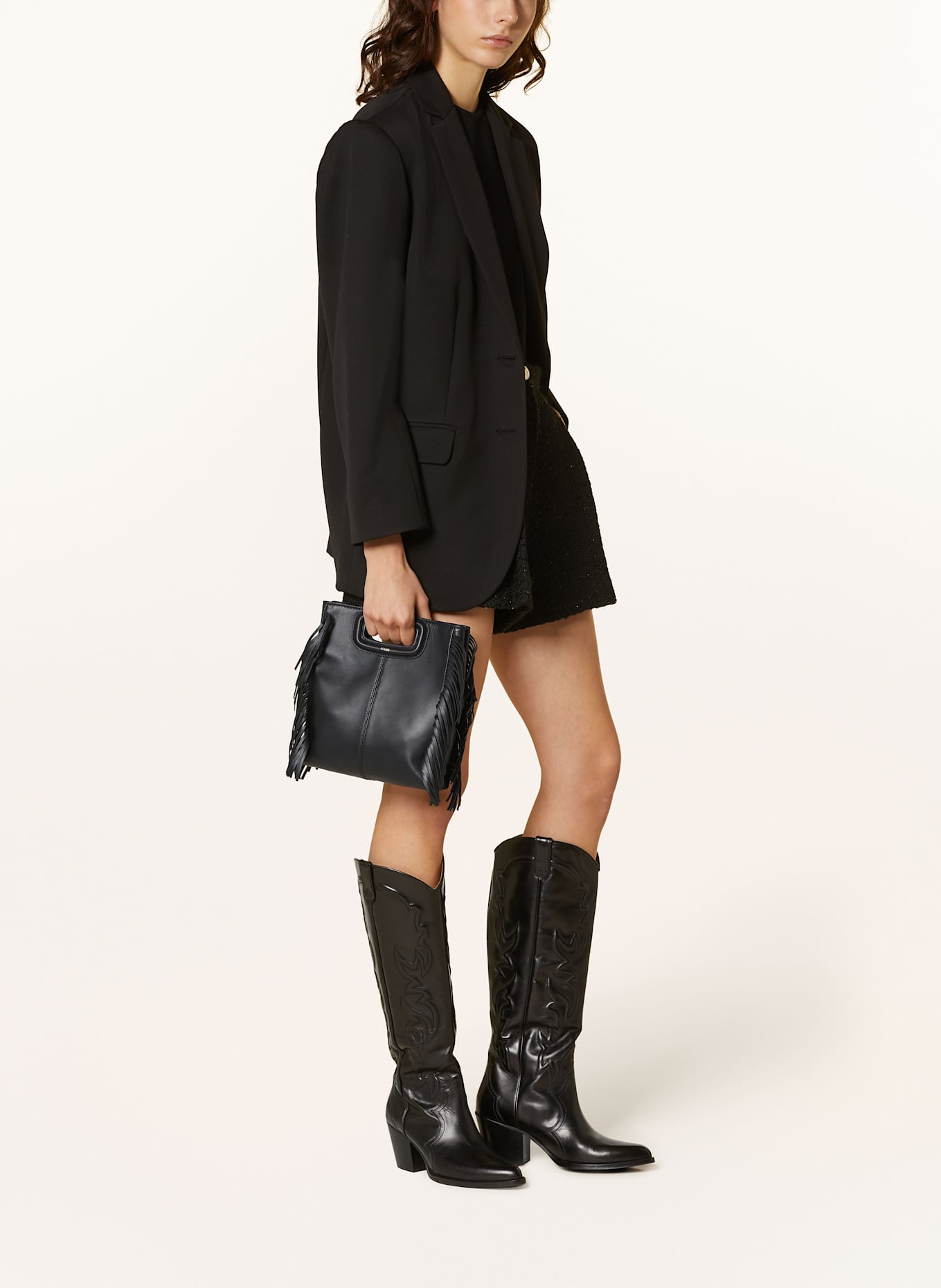 maje Handtasche: SCHWARZ