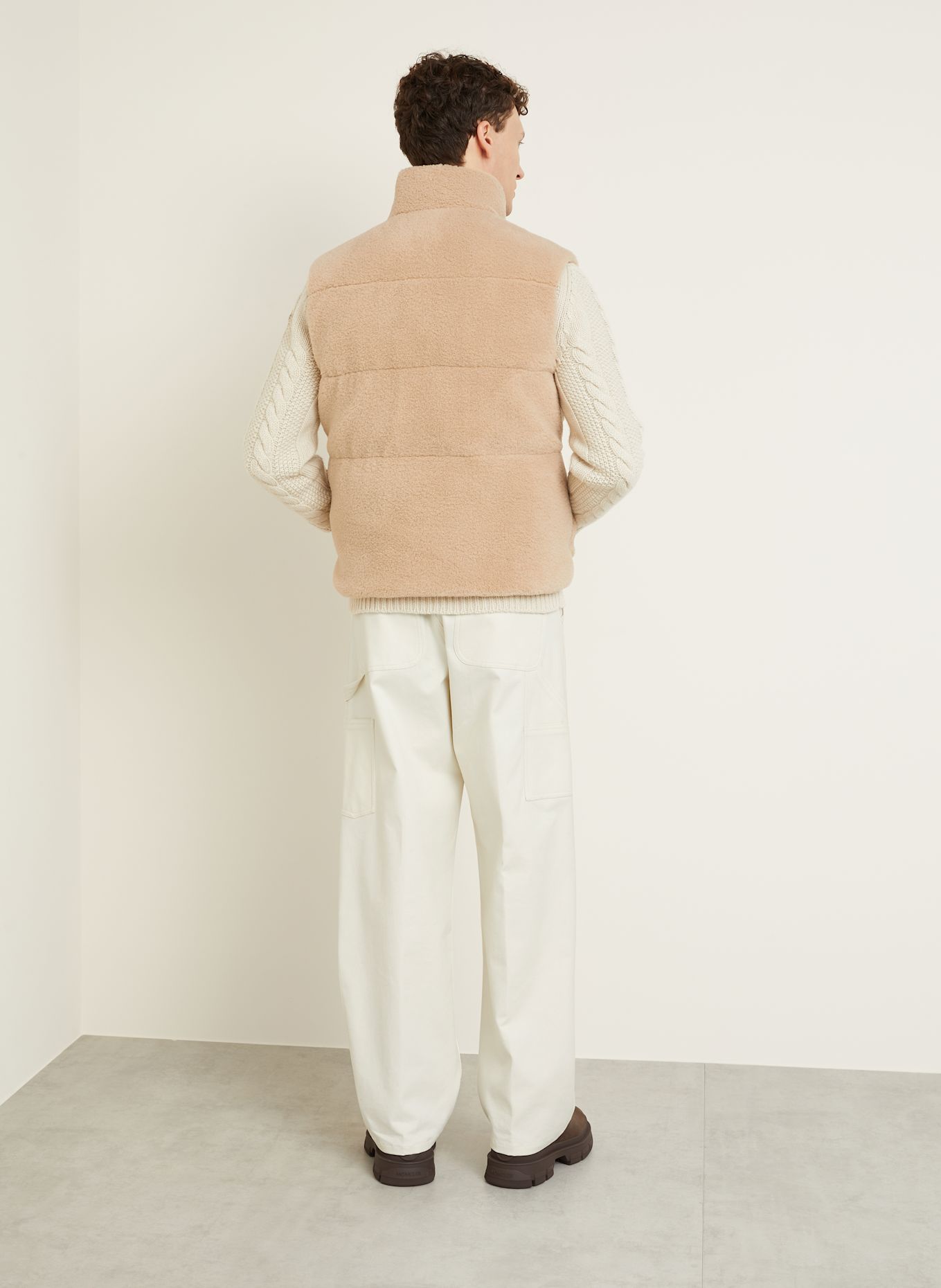MONCLER Daunenweste COLBRICON: BEIGE