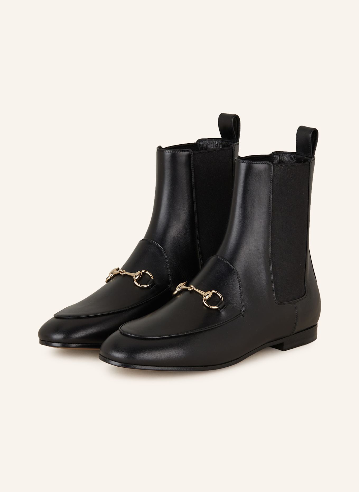 Gucci trip leather chelsea boots cheap