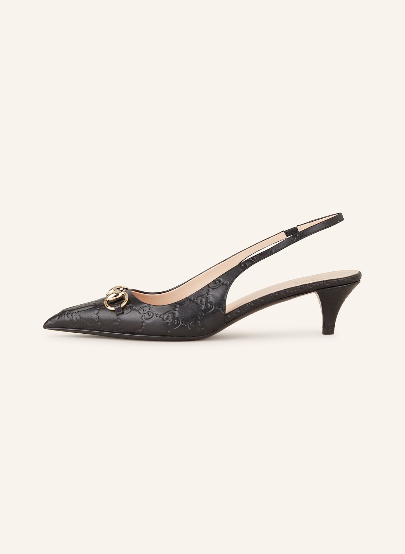 GUCCI Slingpumps, Farbe: 1000 BLACK/BLACK (Bild 4)