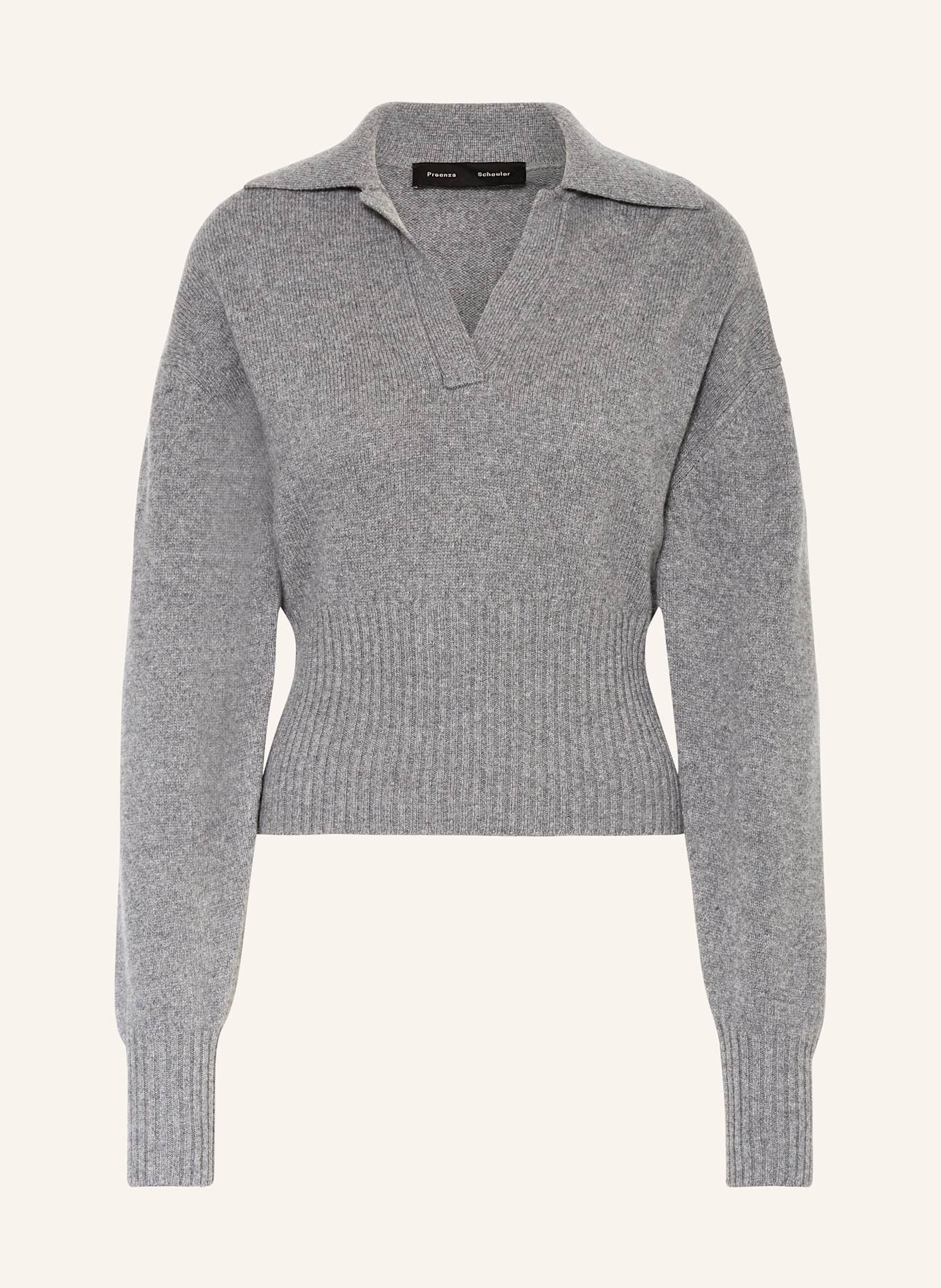 Proenza Schouler Cashmere-Pullover JEANNE: GRAU