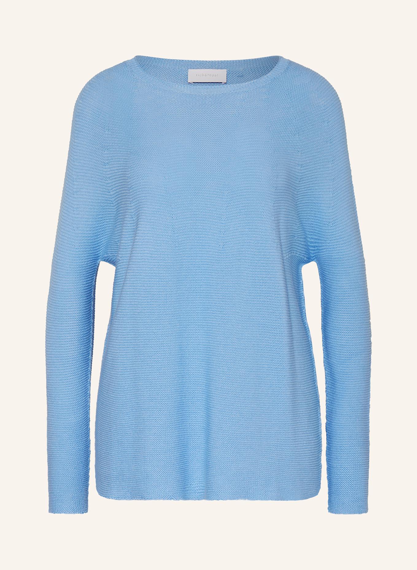 Rich & Royal Pullover: BLAU