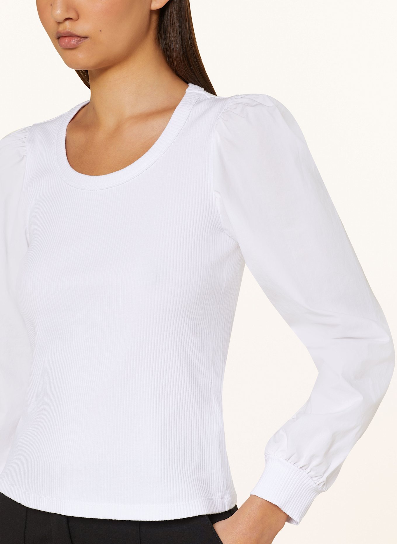 Rich & Royal Longsleeve: WEISS