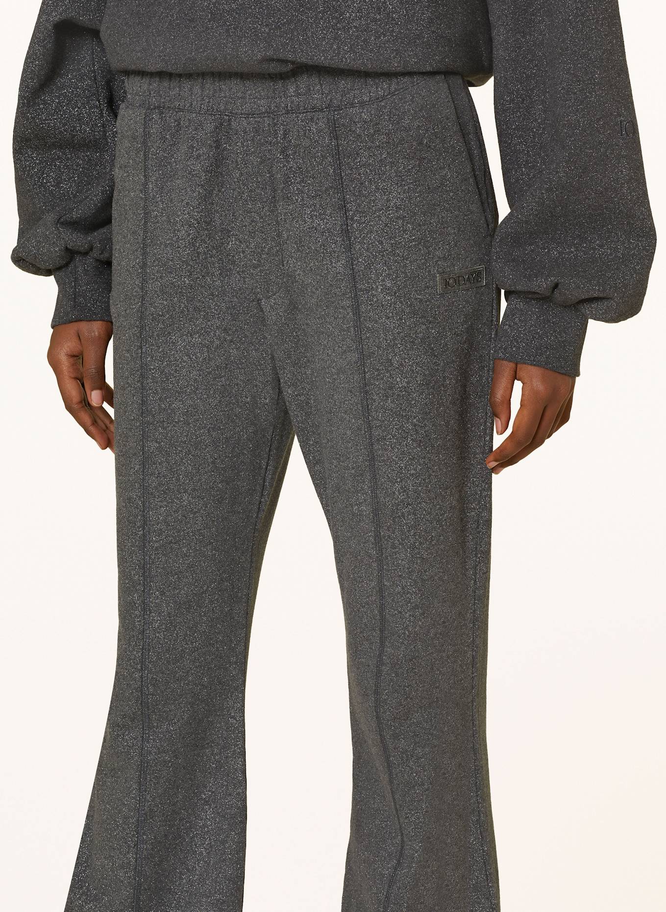 10DAYS Sweatpants with glitter thread, Color: The North Face (Image 5)