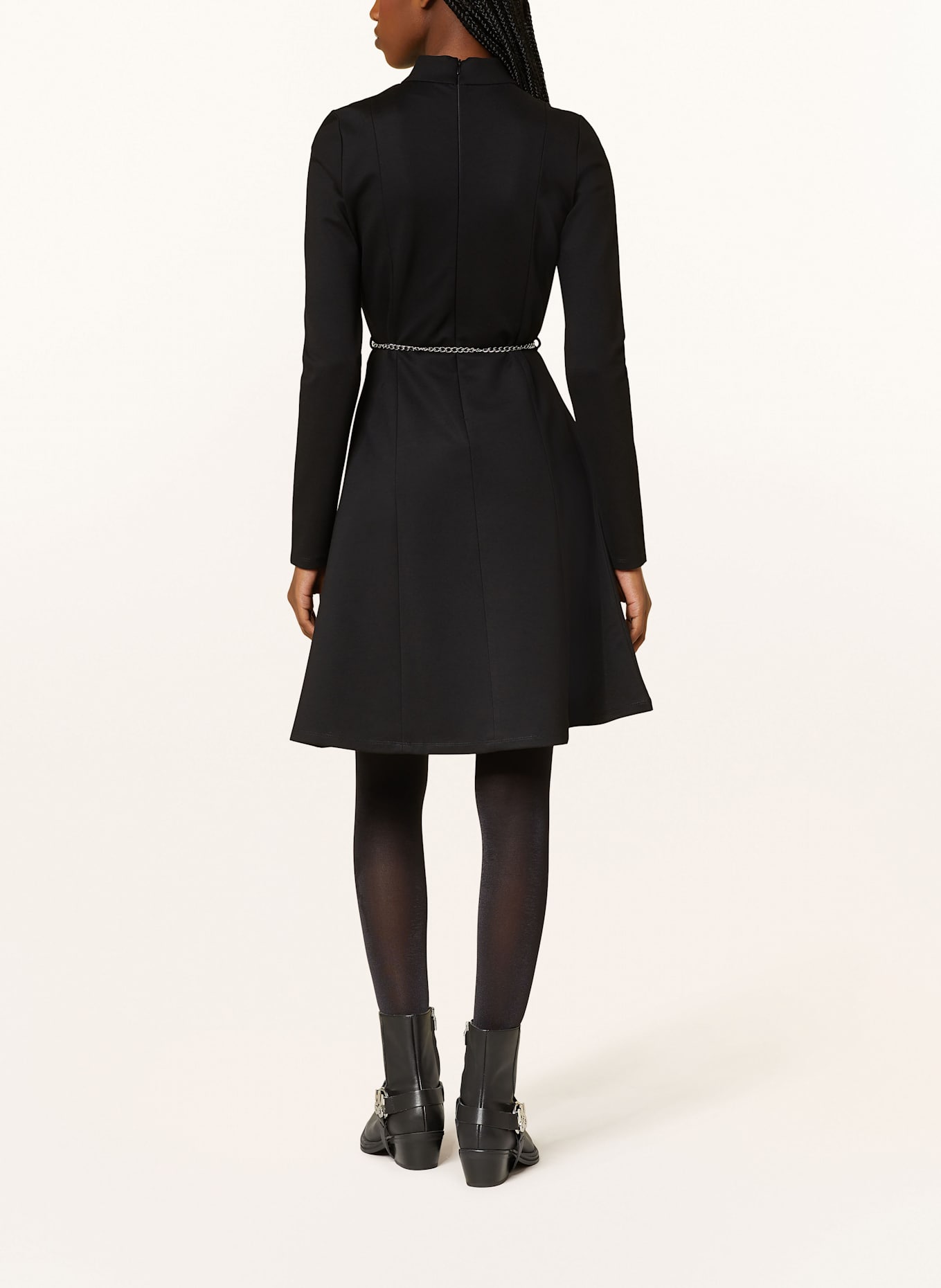 HUGO Jerseykleid NELORA: SCHWARZ