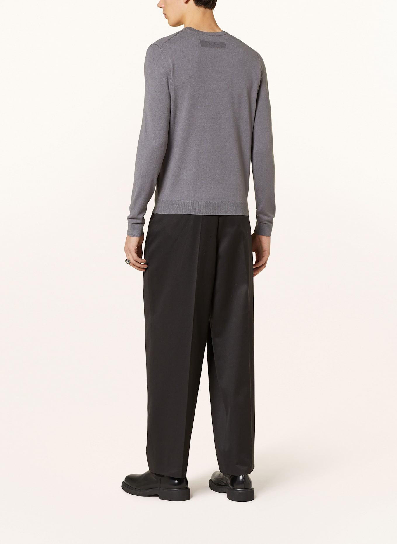 HUGO Pullover SAN CODY: GRAU