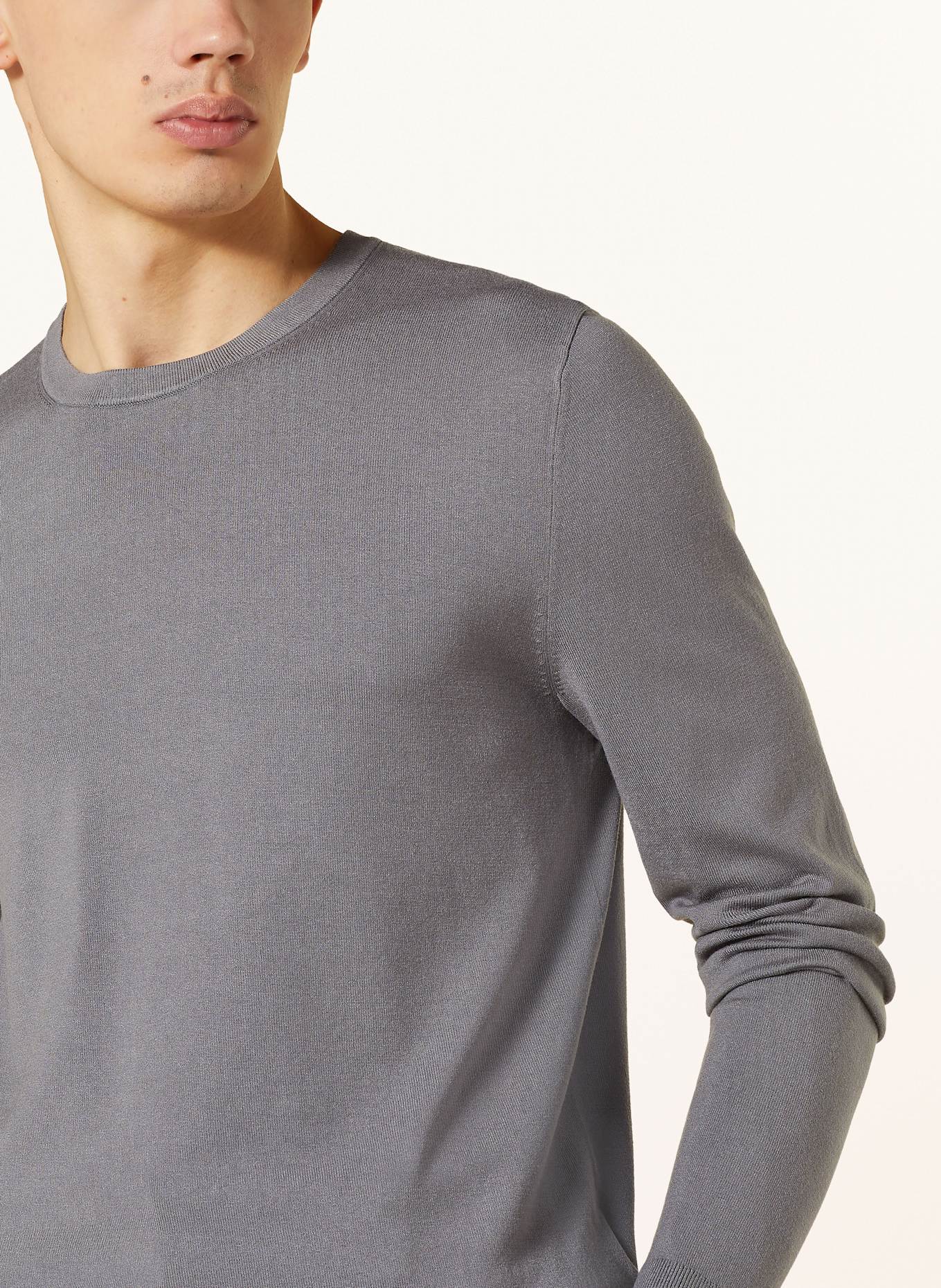 HUGO Pullover SAN CODY: GRAU