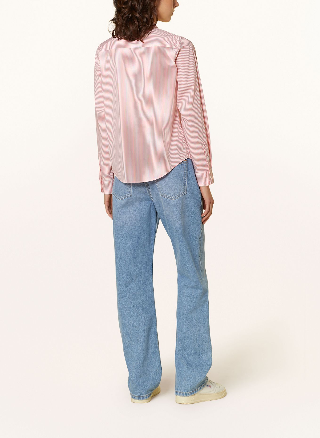 HUGO Hemdbluse THE ESSENTIAL: WEISS / LACHS