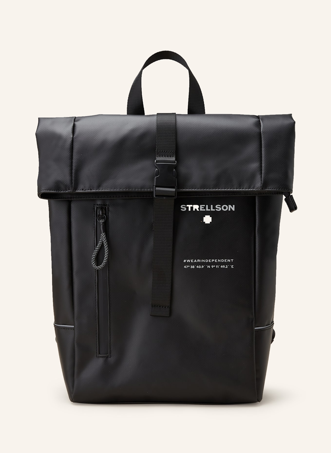 STRELLSON Kids backpack STOCKWELL 2.0 EDDIE with laptop compartment: BLACK