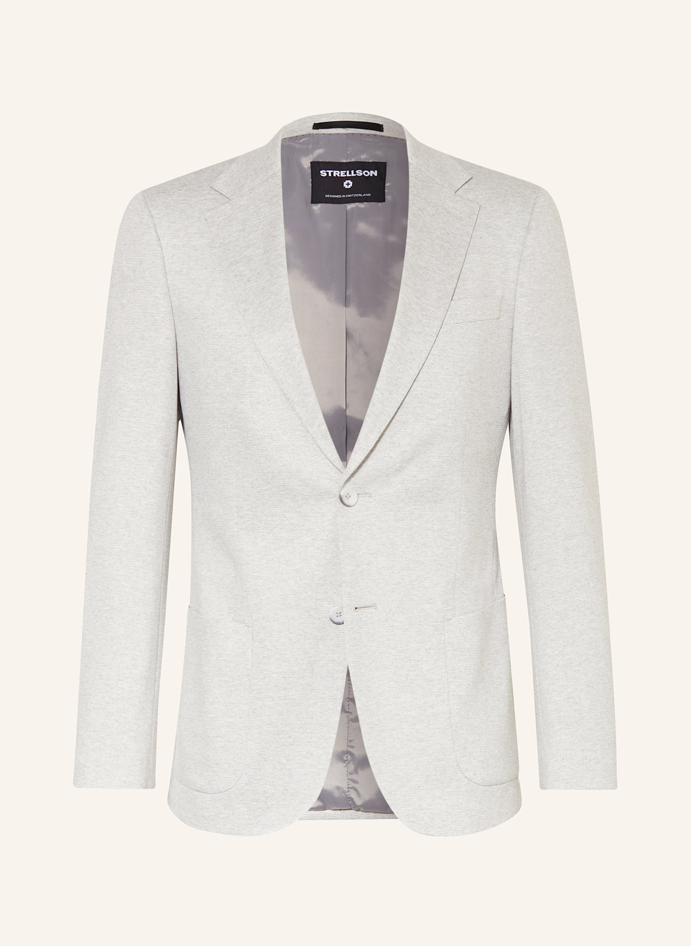 STRELLSON Oblekové sako ARNDT3-J Slim Fit z žerzeje, Barva: 059 Lt/Pastel Grey             059 (Obrázek 1)