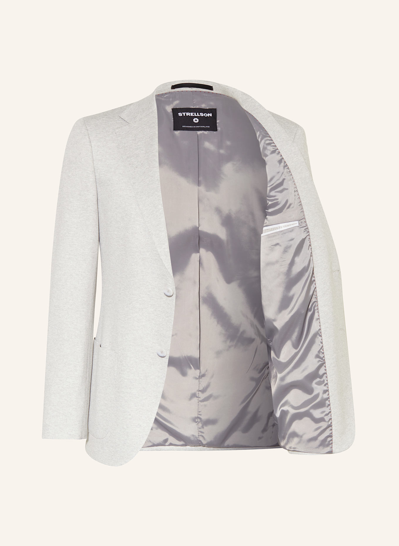 STRELLSON Oblekové sako ARNDT3-J Slim Fit z žerzeje, Barva: 059 Lt/Pastel Grey             059 (Obrázek 4)