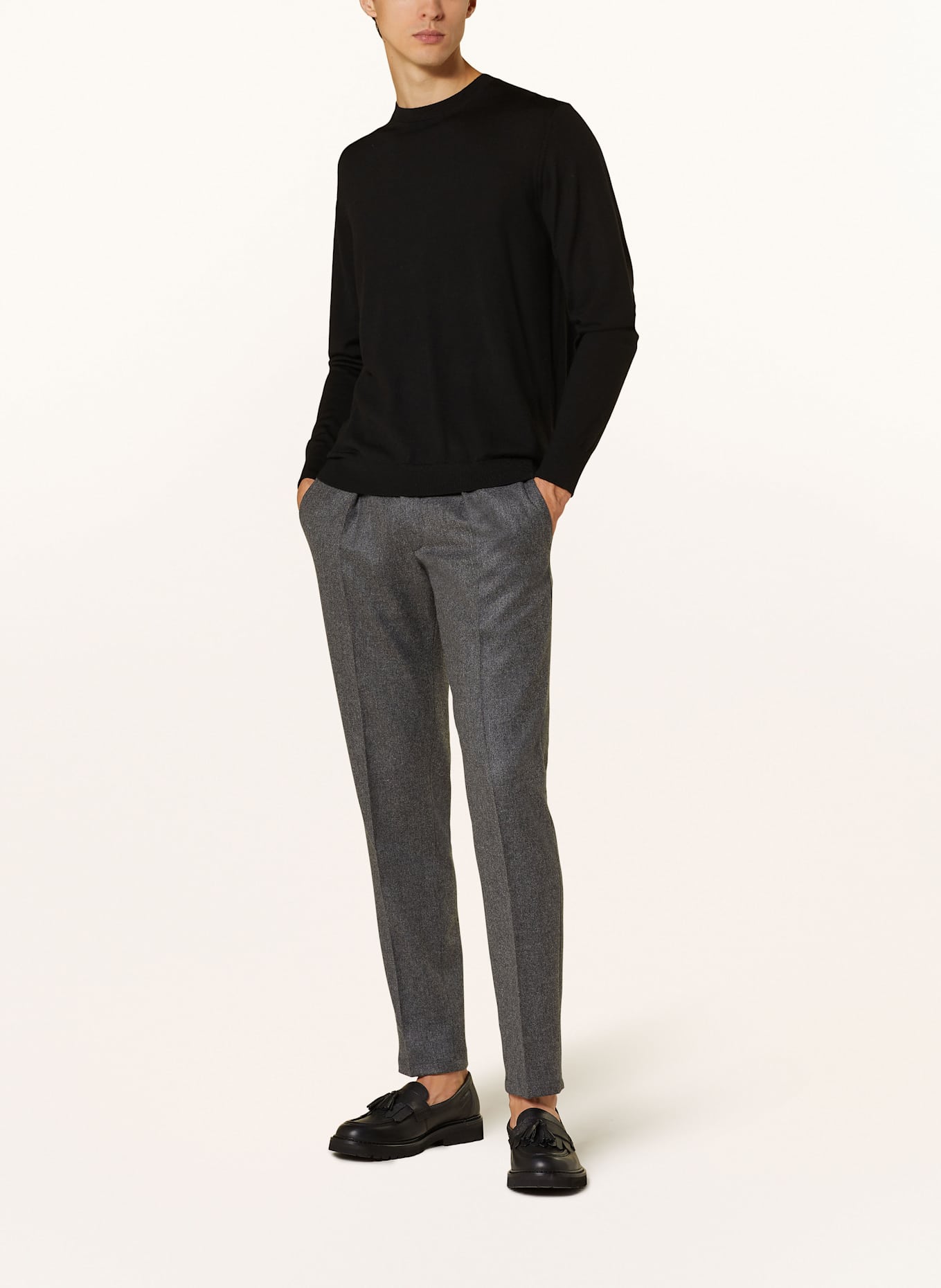 STROKESMAN'S Pullover: SCHWARZ