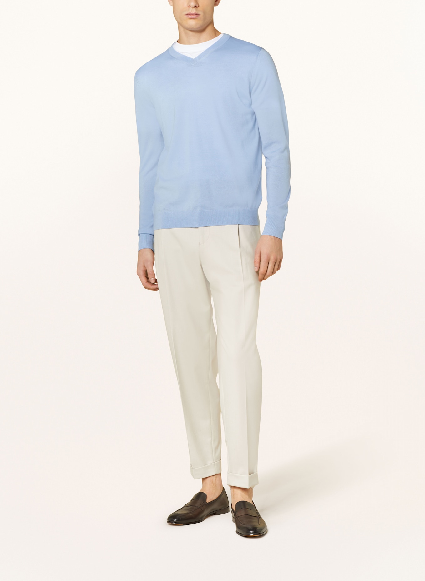 STROKESMAN'S Pullover: HELLBLAU