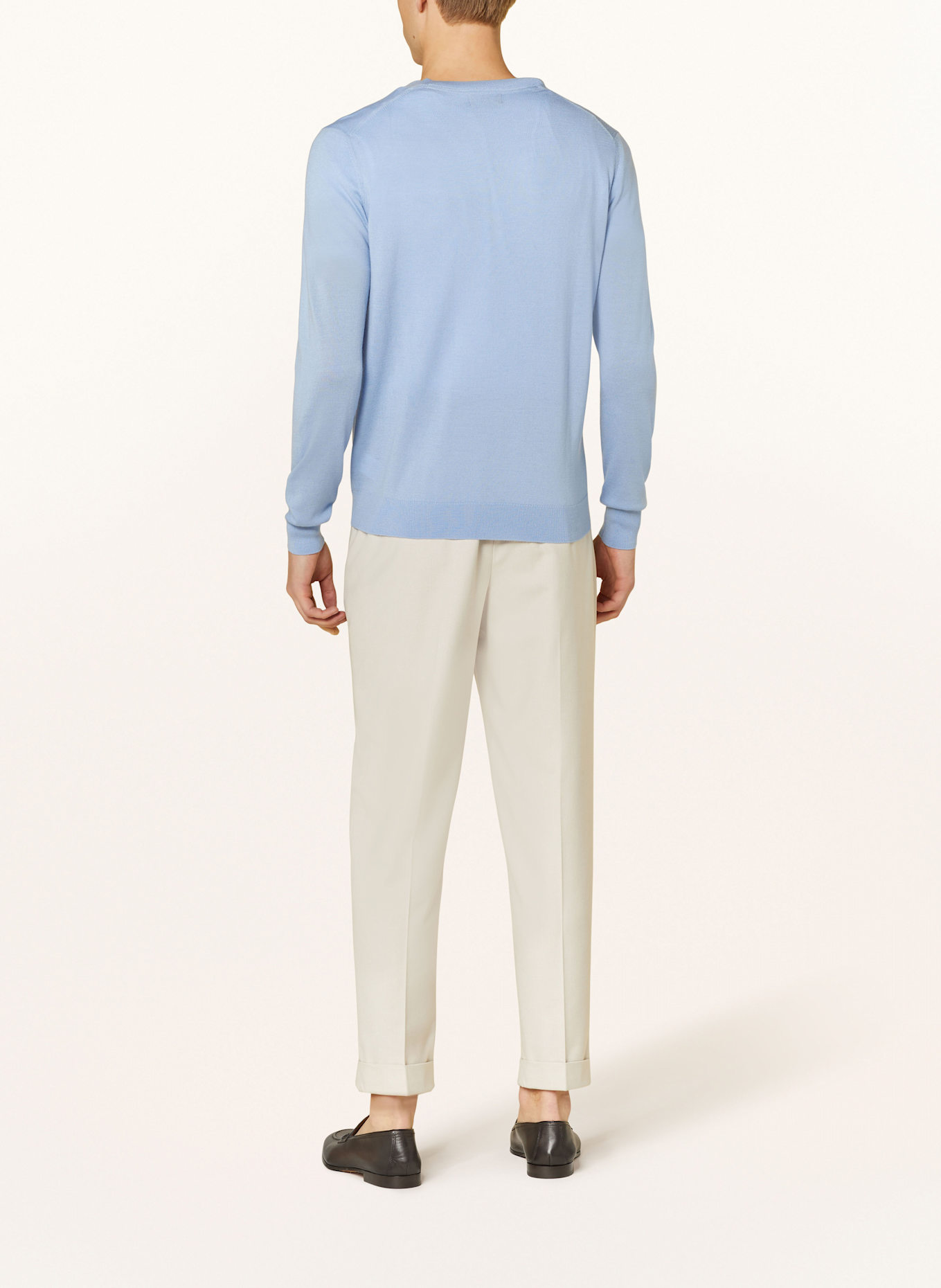 STROKESMAN'S Pullover: HELLBLAU