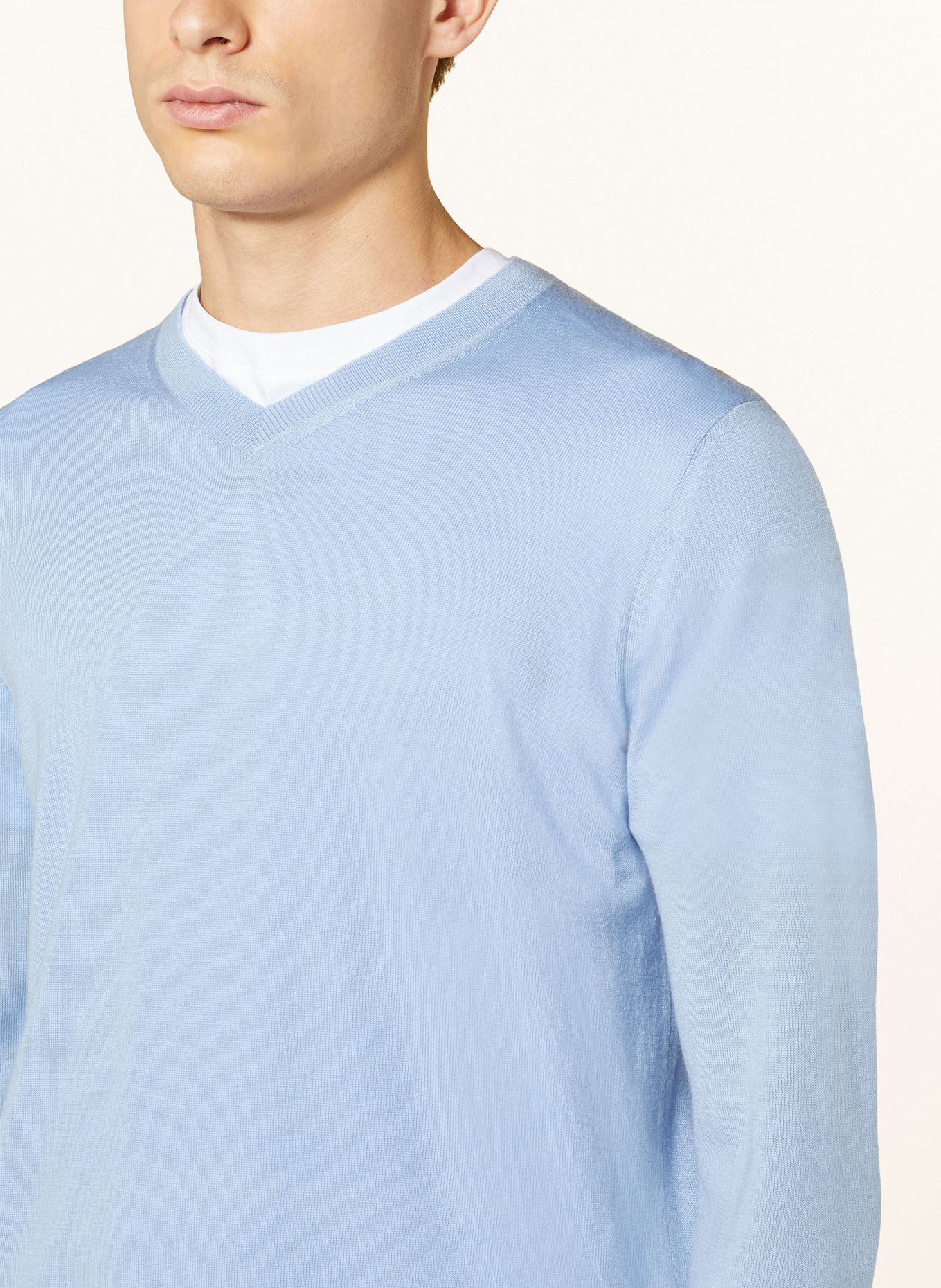STROKESMAN'S Pullover: HELLBLAU