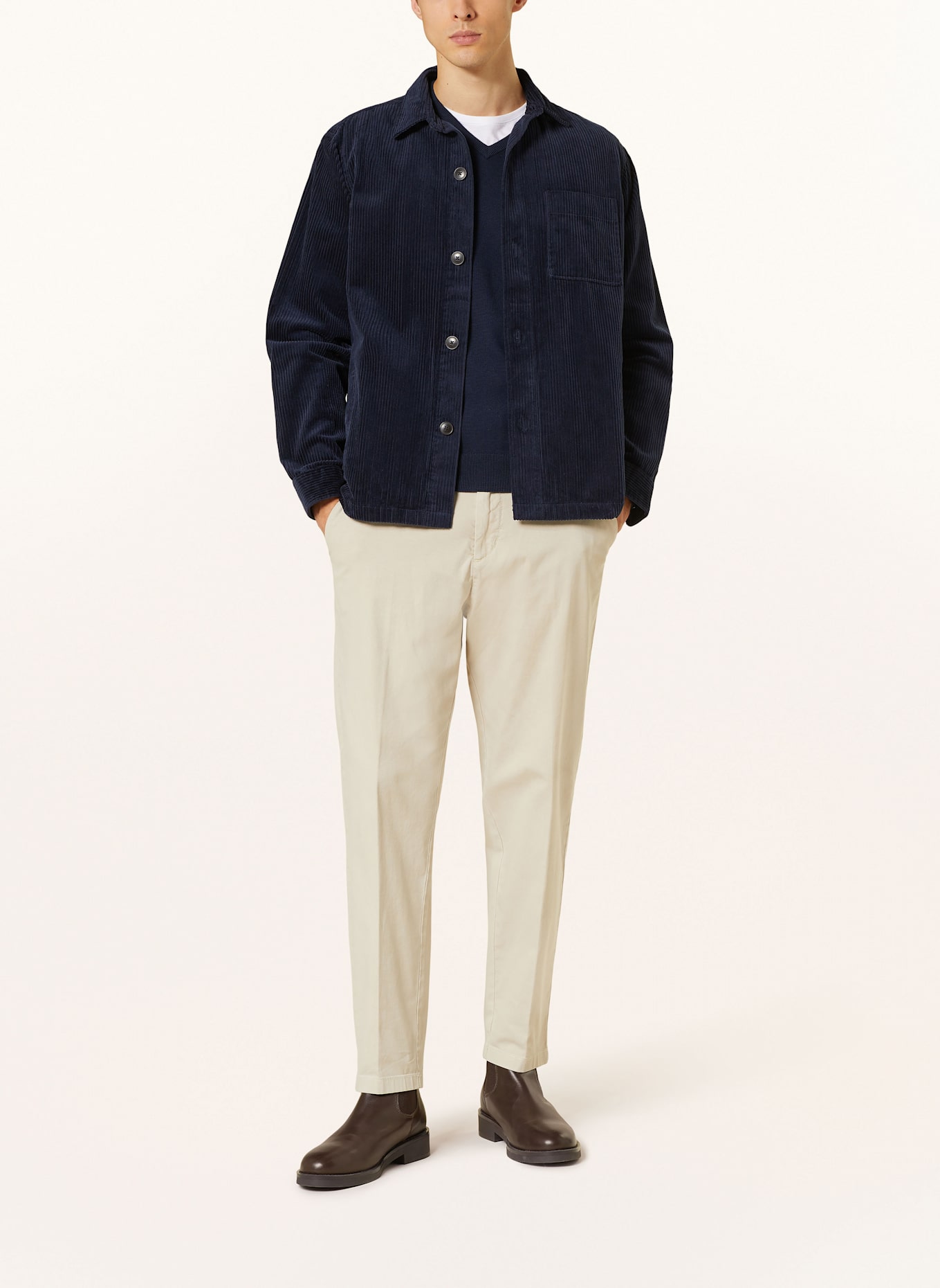 STROKESMAN'S Sweater: DARK BLUE