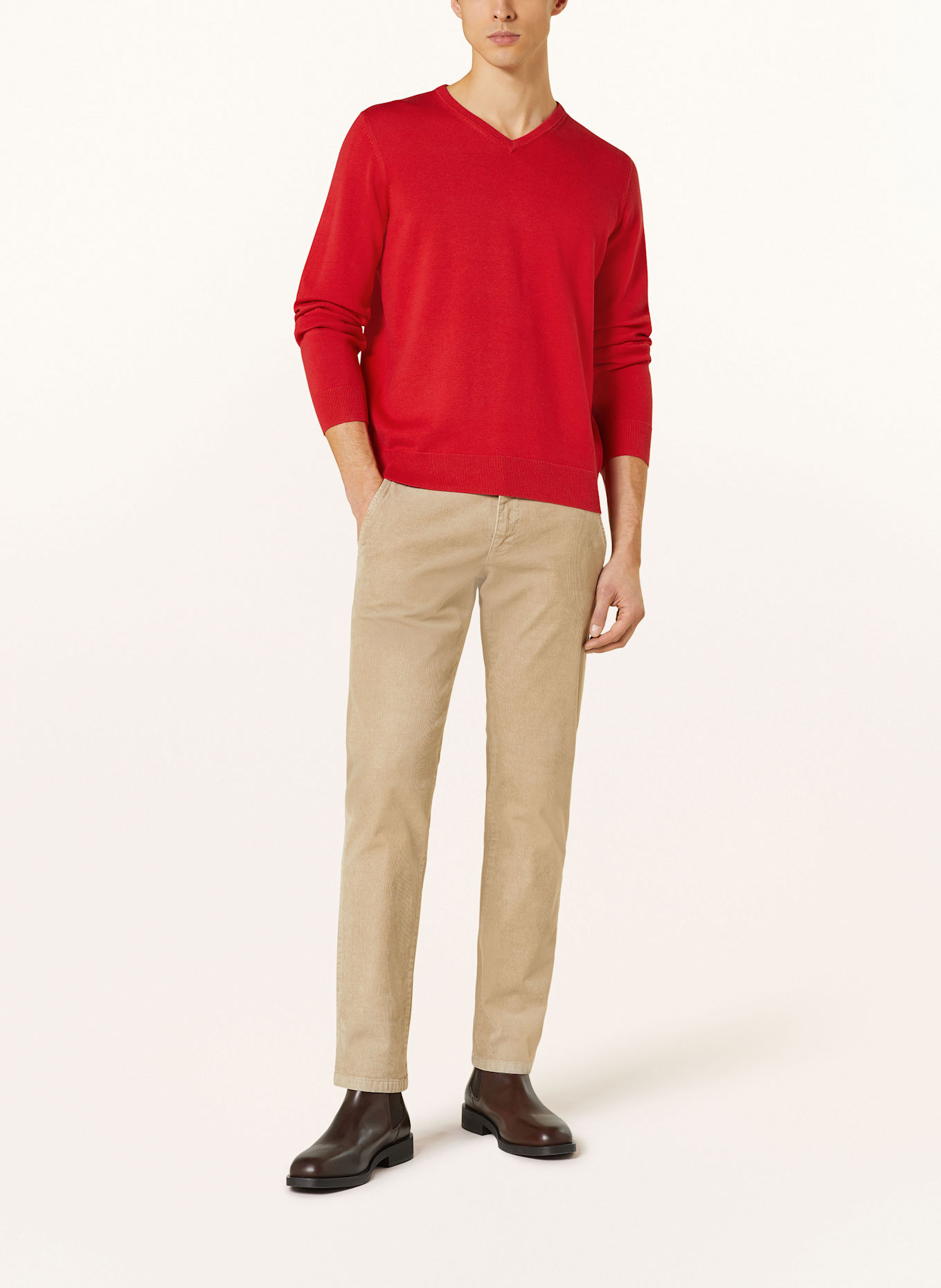 STROKESMAN'S Pullover: ROT