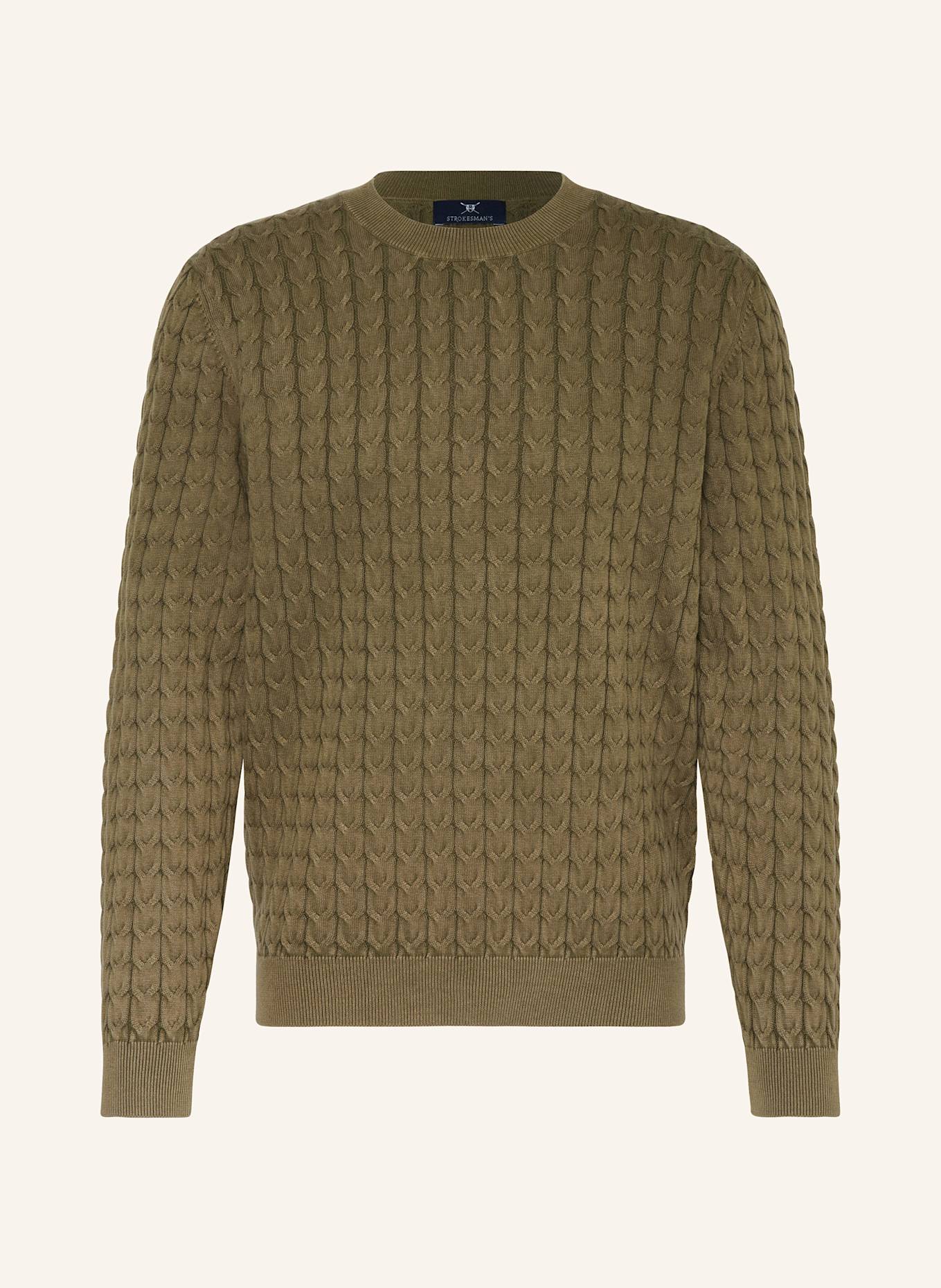 STROKESMAN'S Pullover: OLIV
