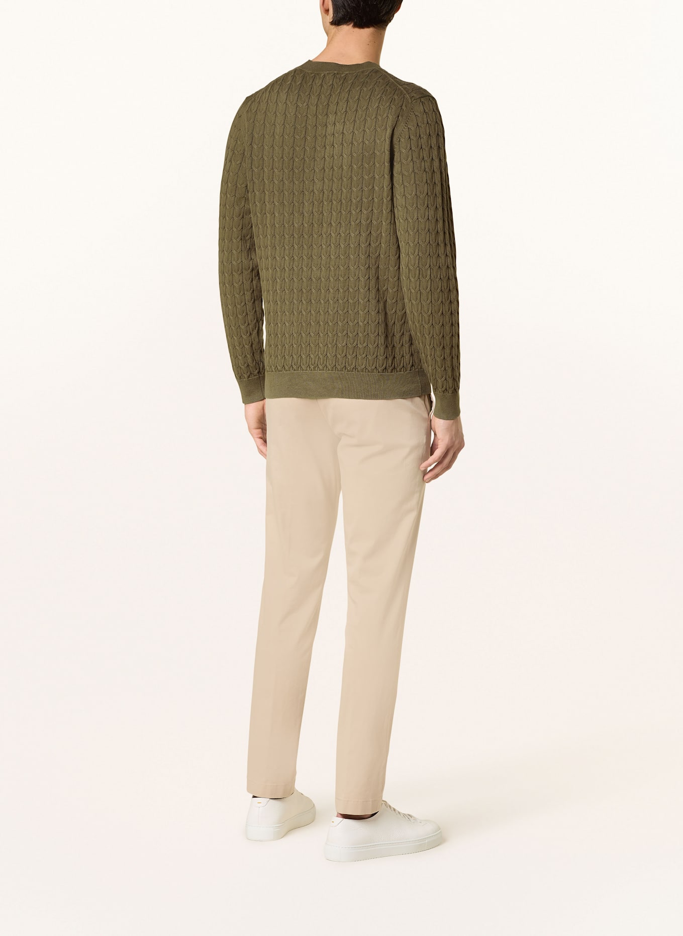 STROKESMAN'S Pullover: OLIV