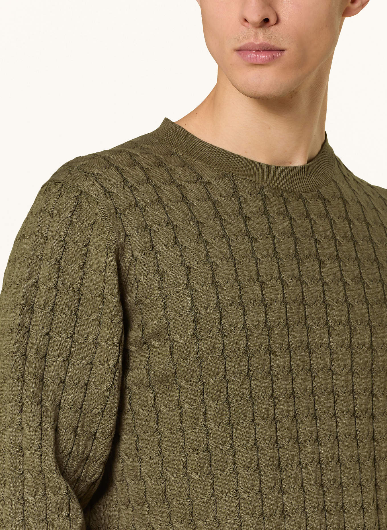 STROKESMAN'S Pullover: OLIV