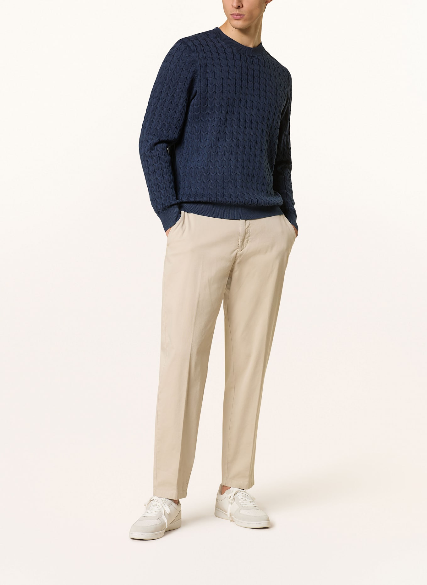 STROKESMAN'S Pullover: DUNKELBLAU