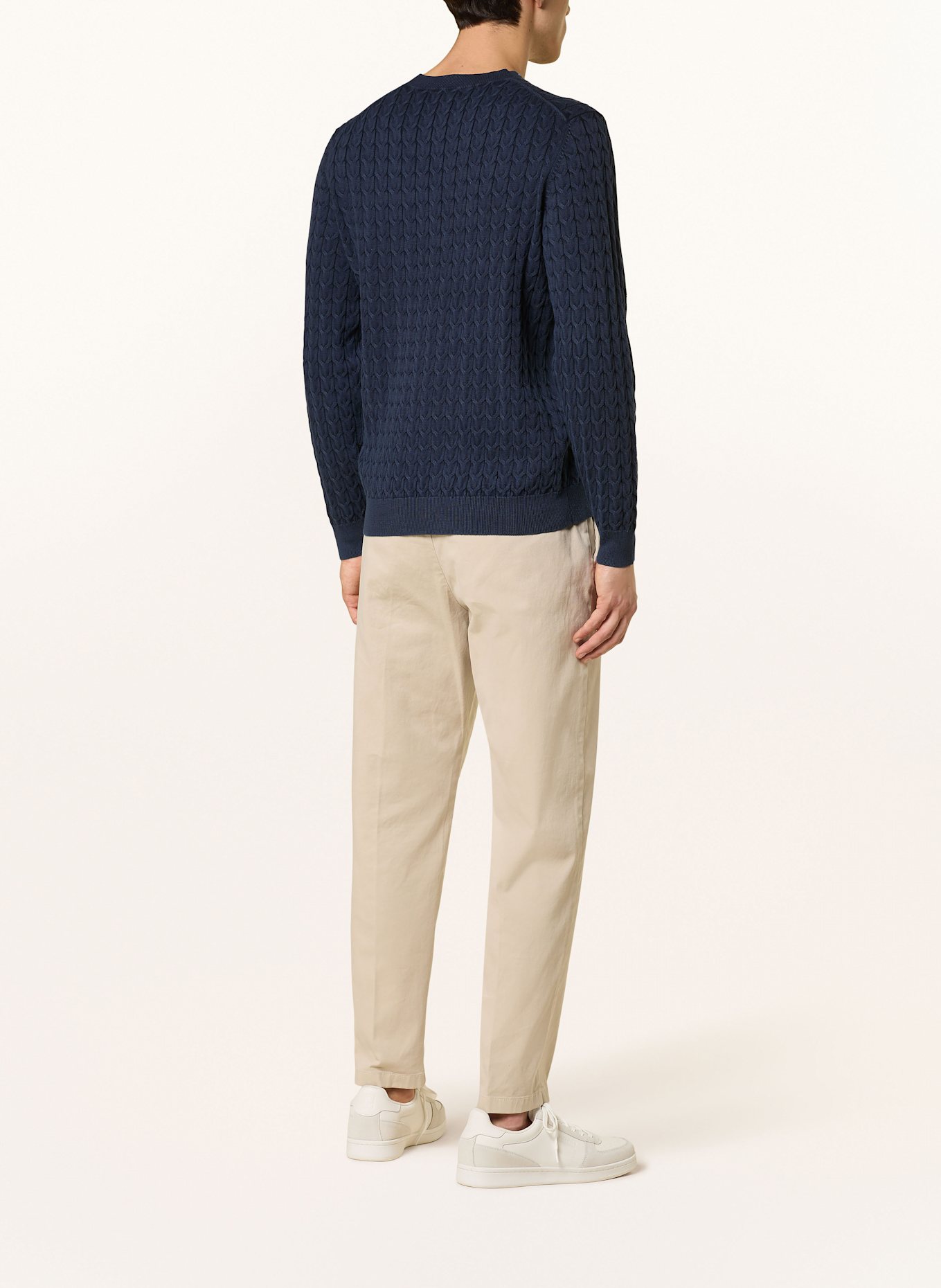 STROKESMAN'S Pullover: DUNKELBLAU