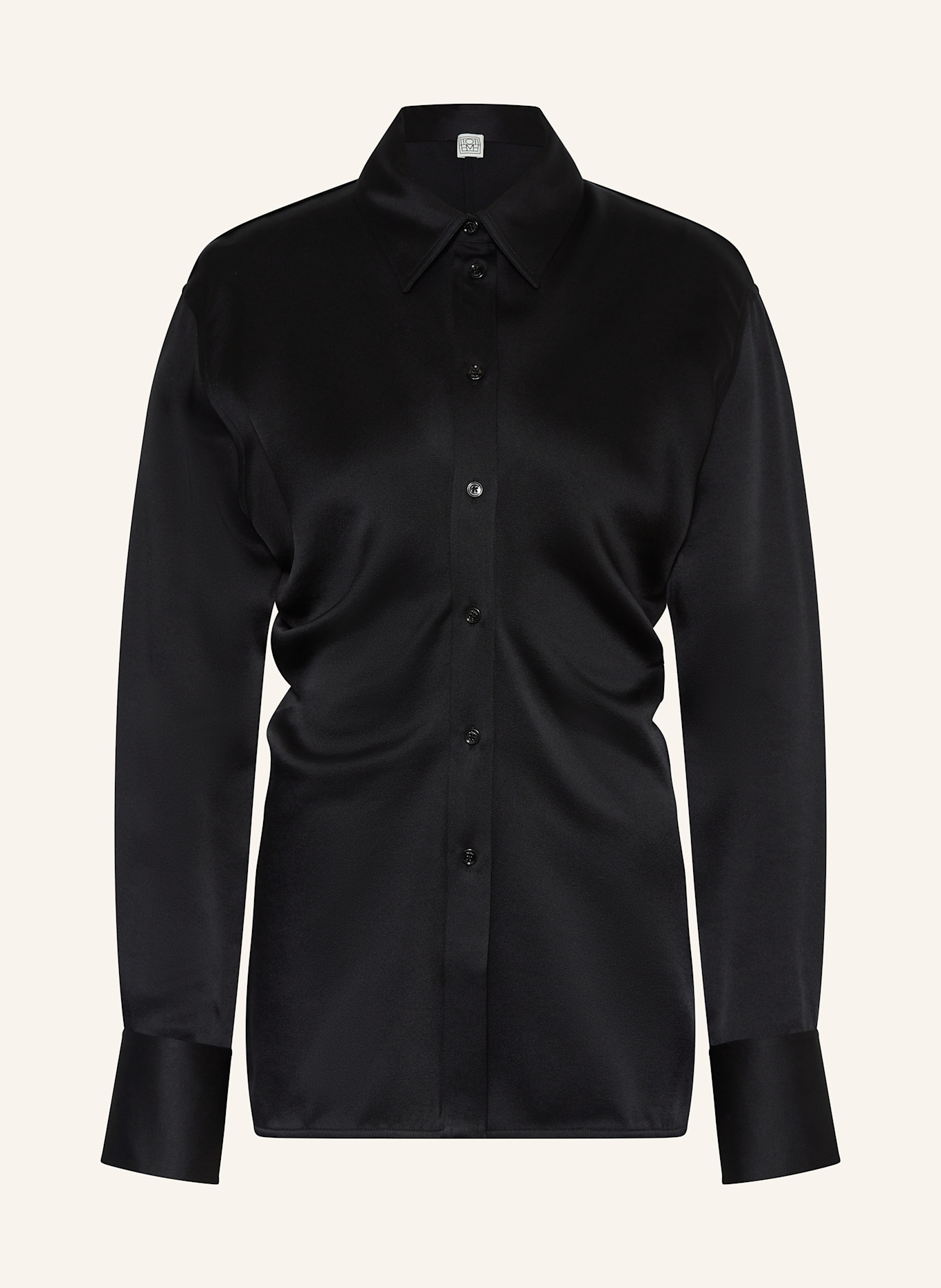 TOTEME Chemisier en satin: NOIR