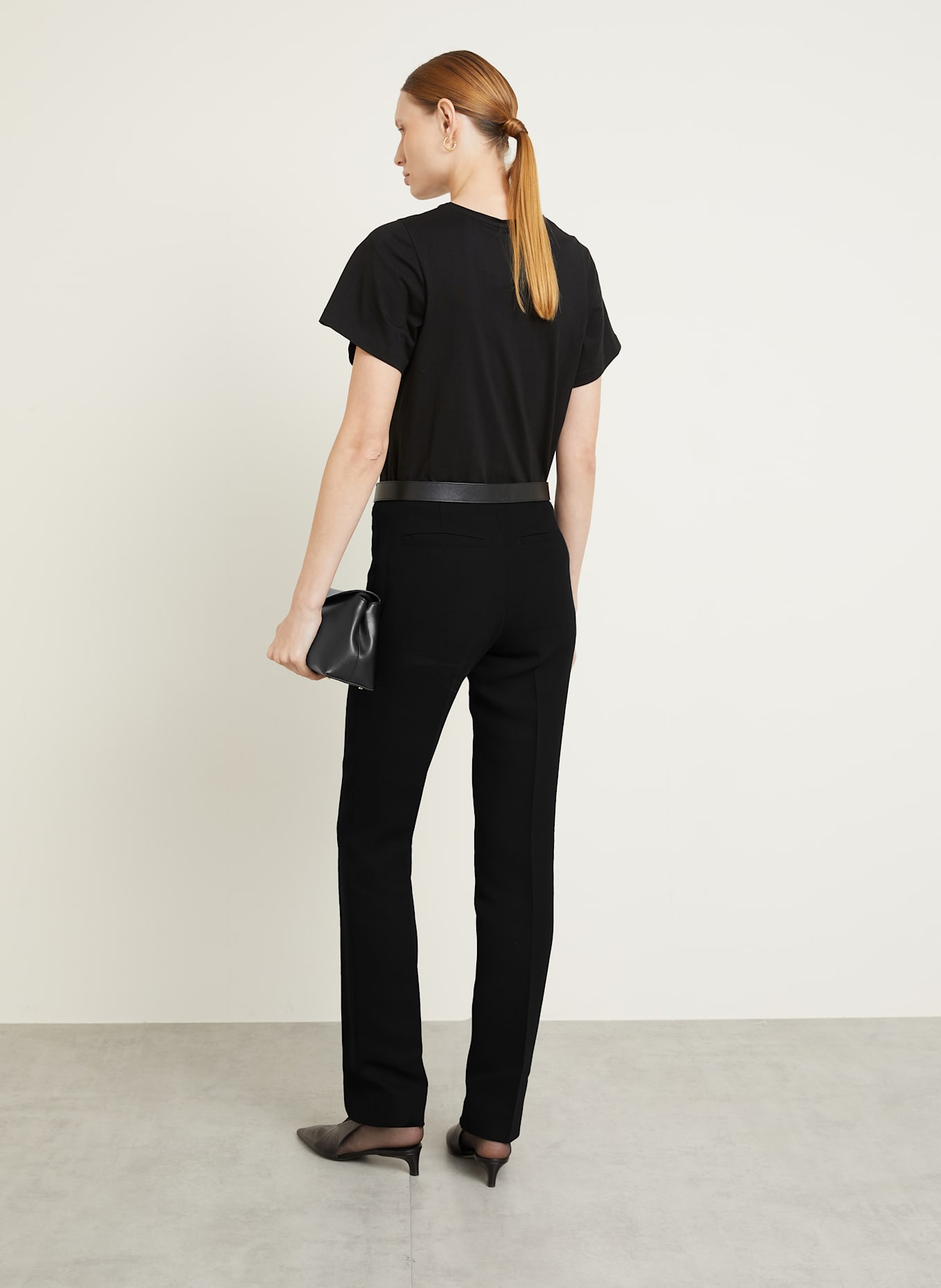 TOTEME T-shirt: BLACK