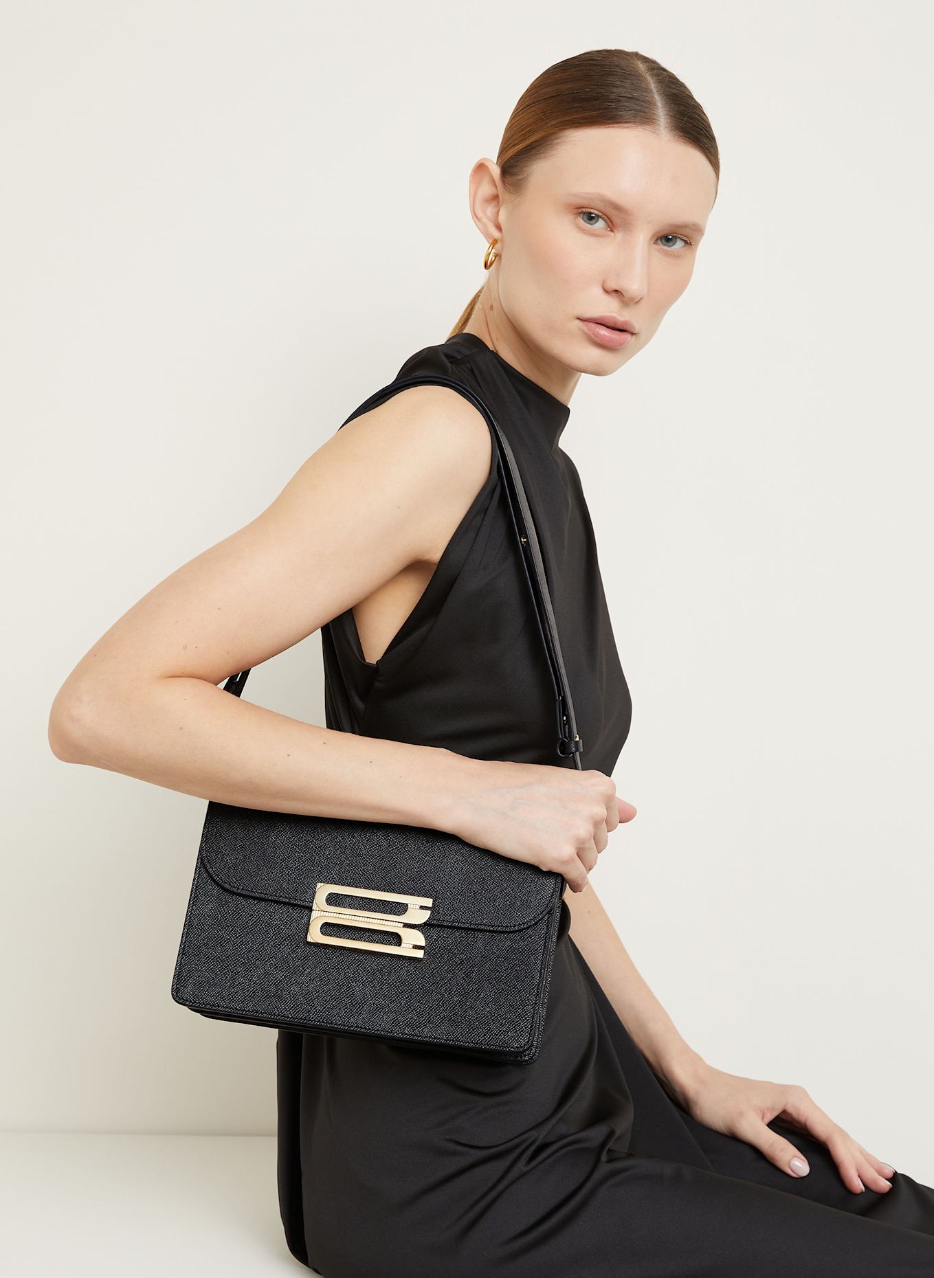 VICTORIA BECKHAM Umhängetasche DORIAN: SCHWARZ