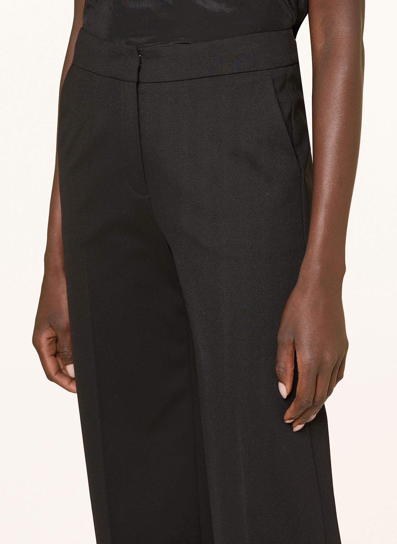LUISA CERANO Wide leg trousers, Color: BLACK (Image 5)