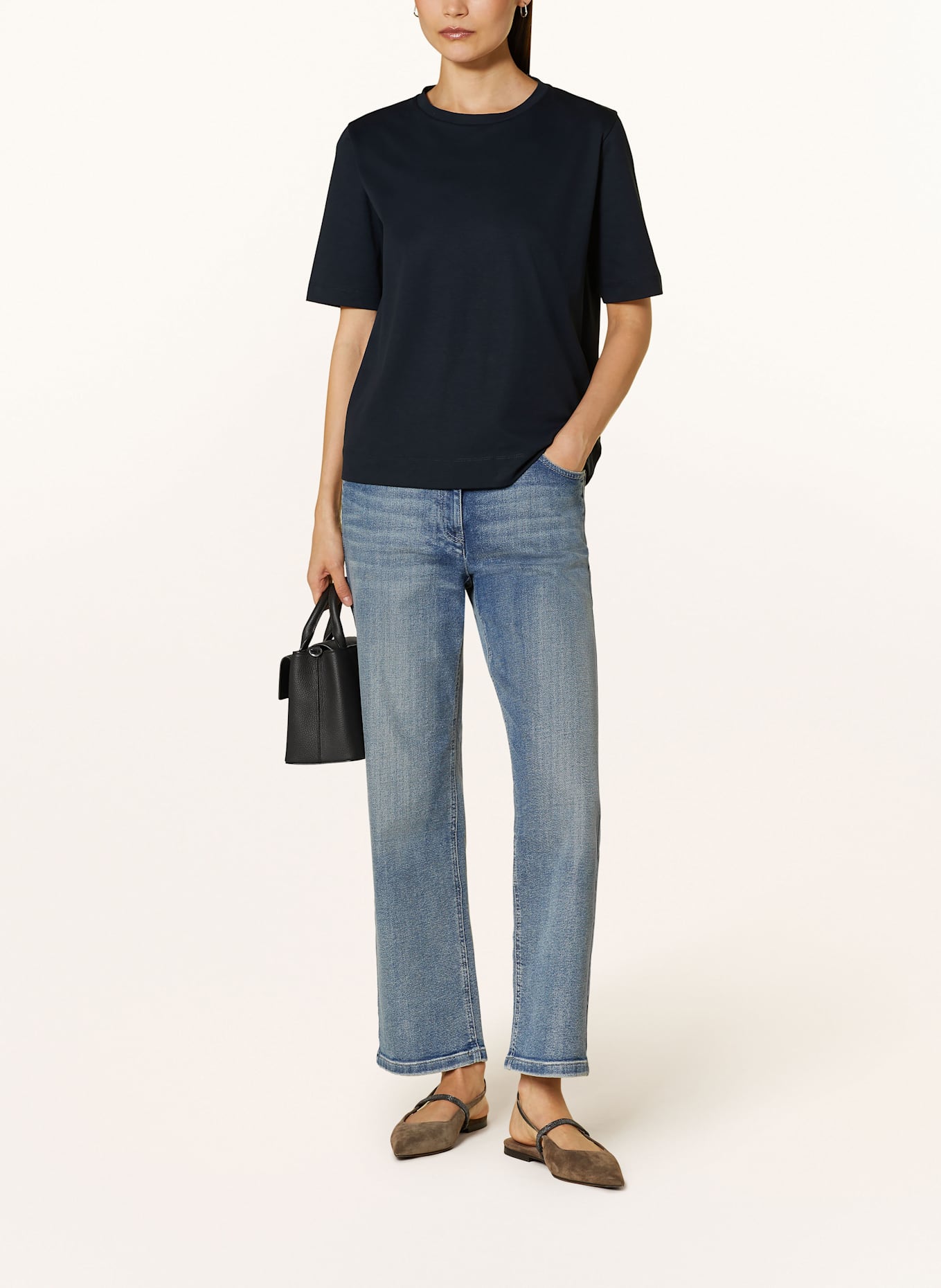 LUISA CERANO T-Shirt: DUNKELBLAU