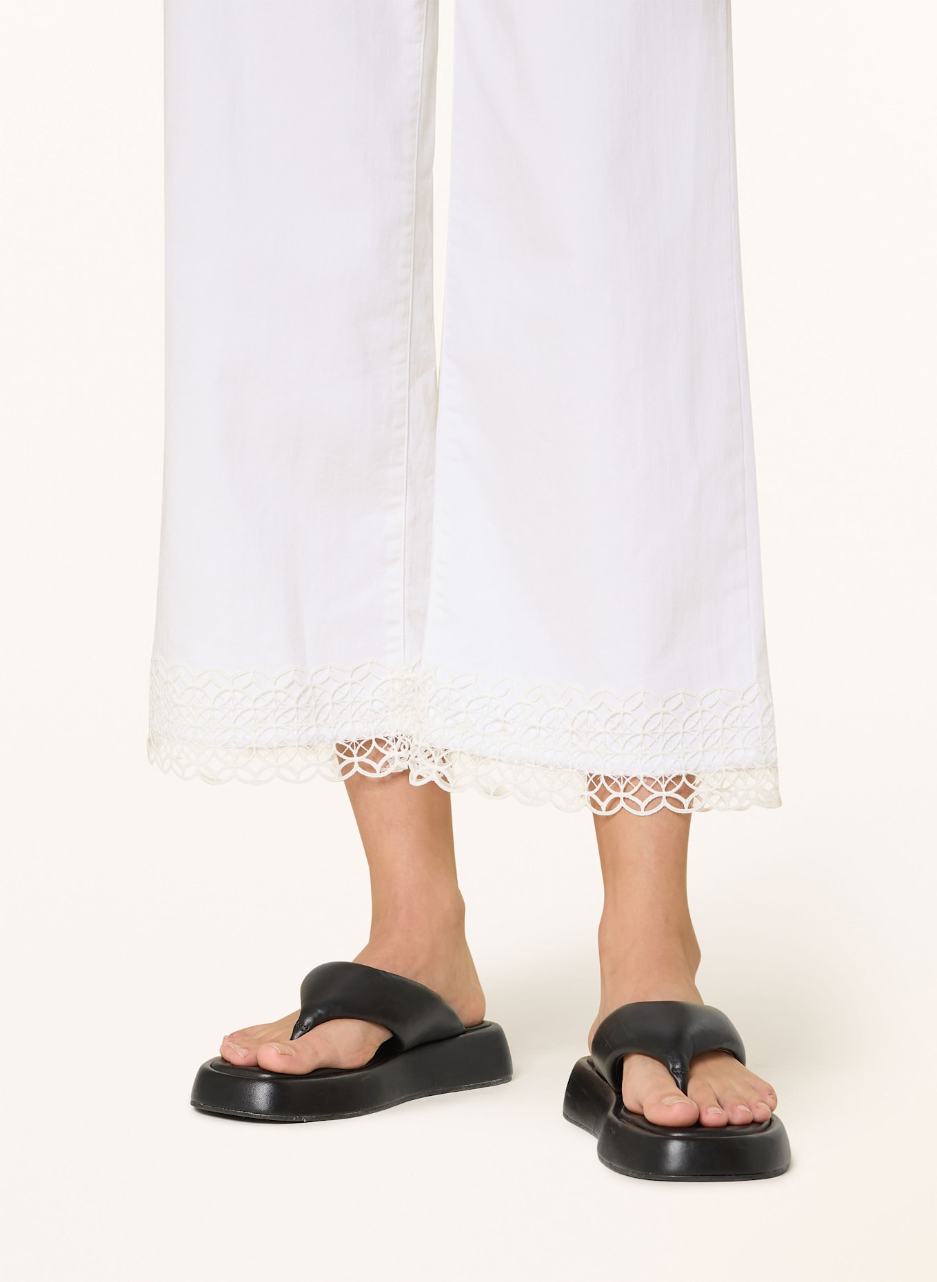 MARC CAIN Straight Jeans WIGAN: 100 WHITE