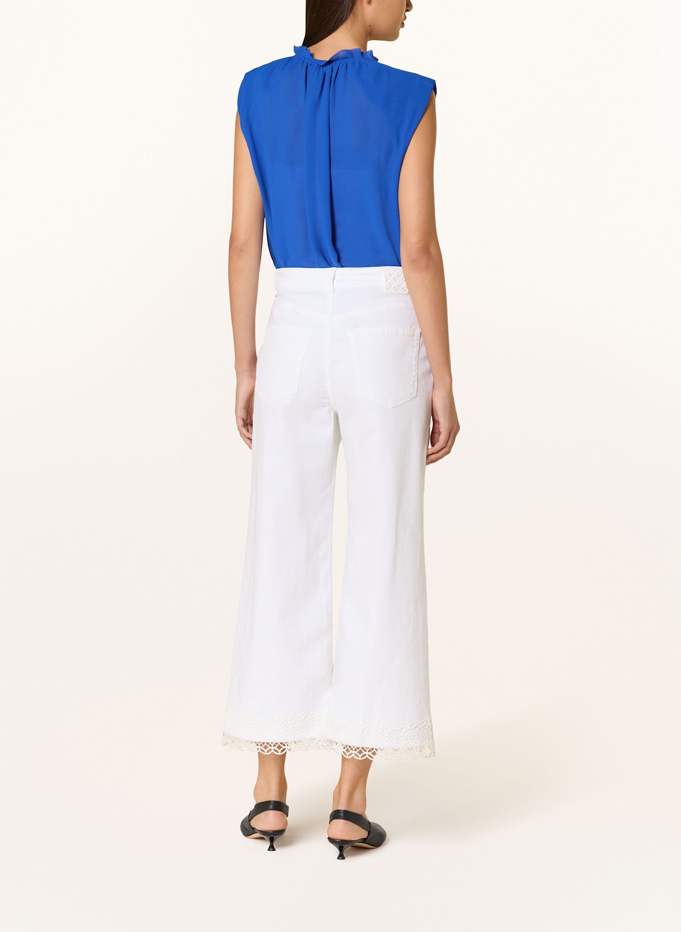 MARC CAIN Blouse top: 366 gentian