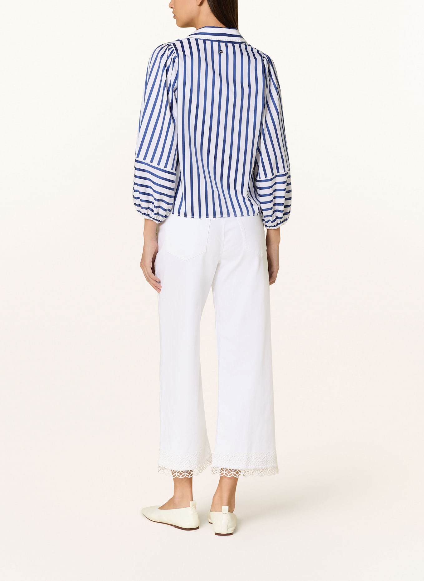 MARC CAIN Bluse mit 3/4-Arm: 366 gentian