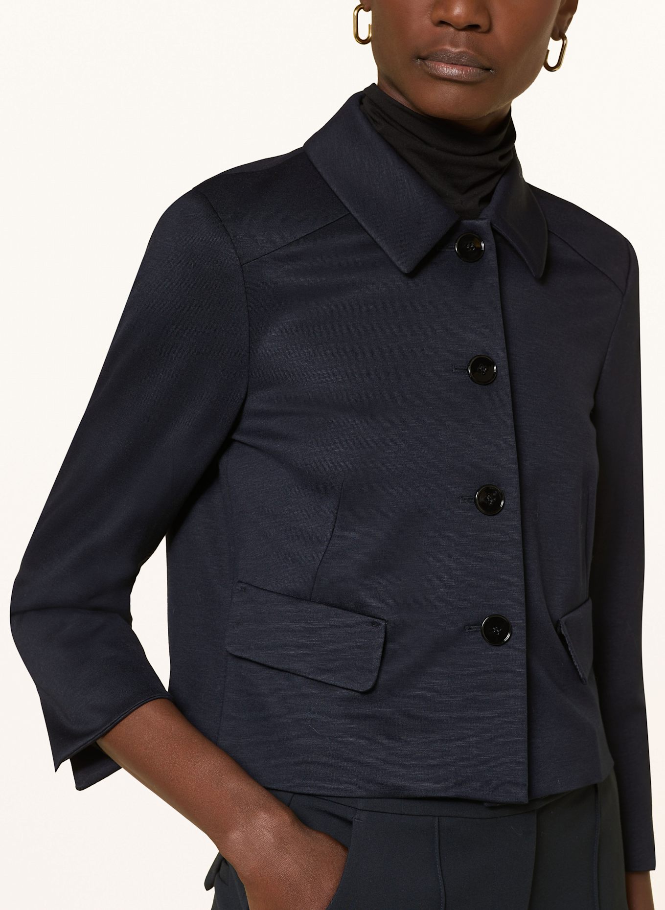 MARC CAIN Sweatjacke: 395 MIDNIGHT BLUE