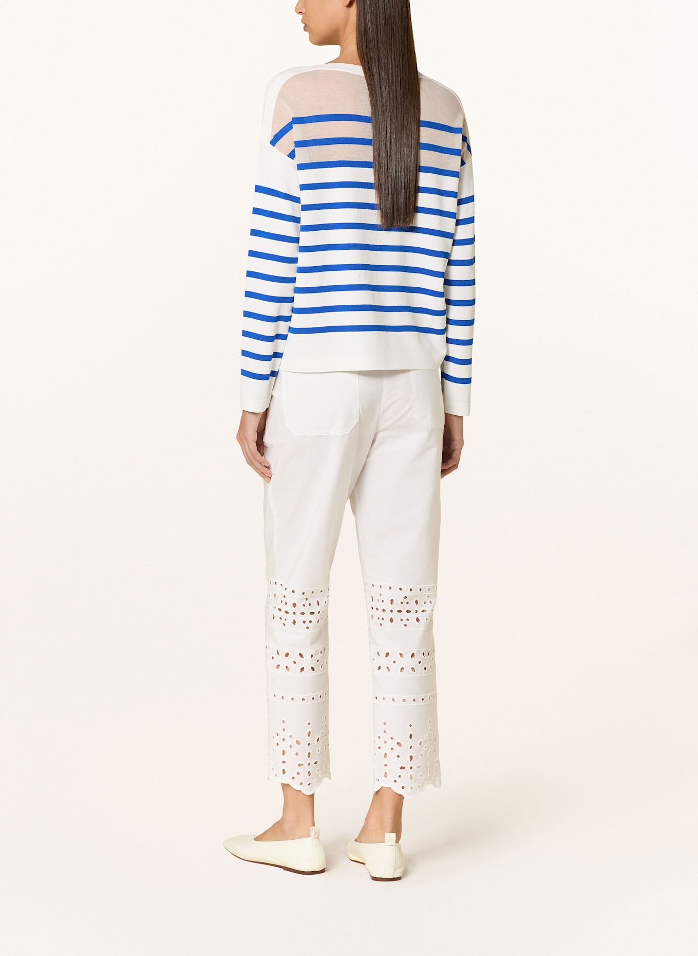 MARC CAIN Pullover: 366 gentian