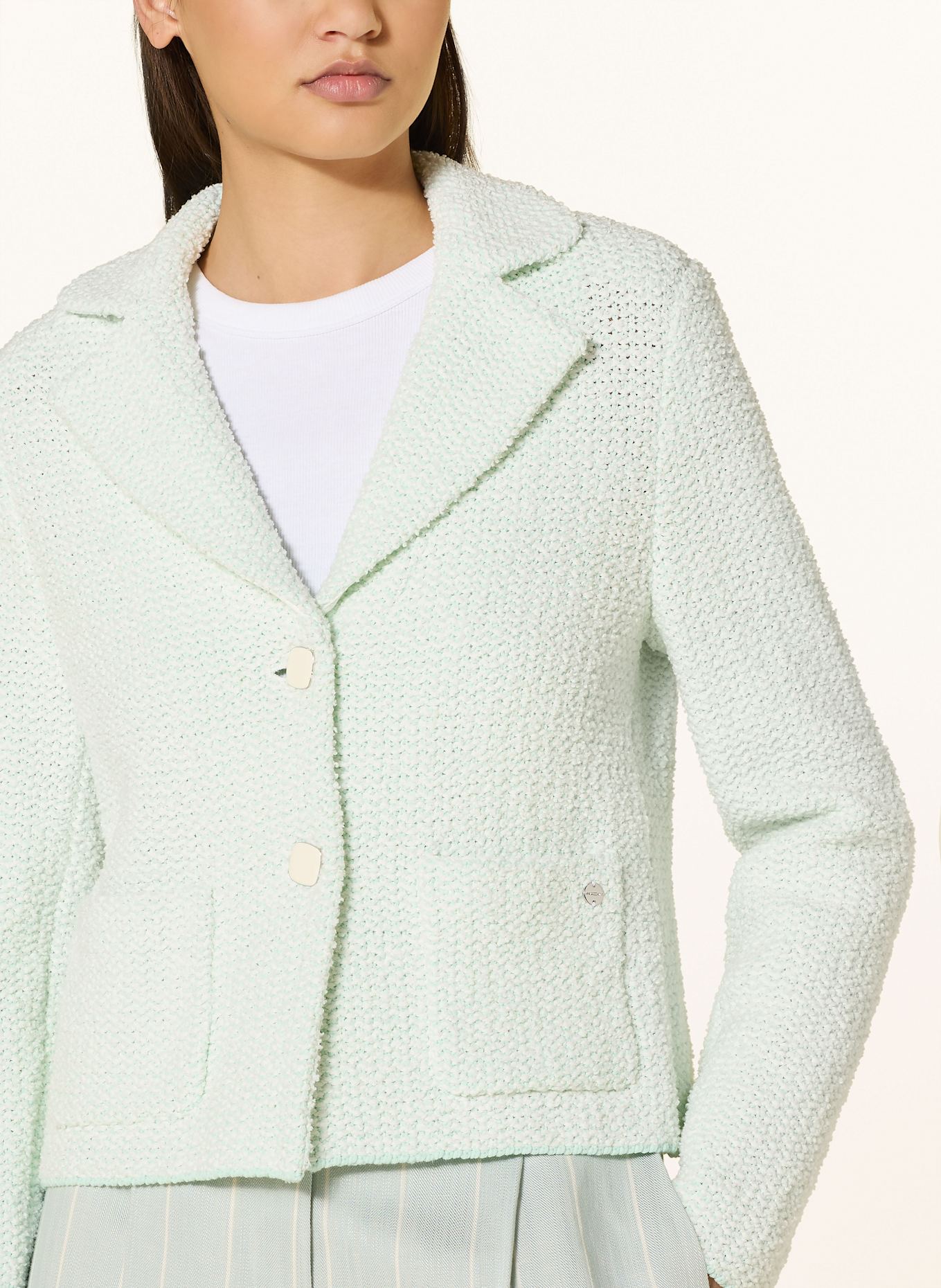 MARC CAIN Kastenjacke aus Bouclé: 504 breath