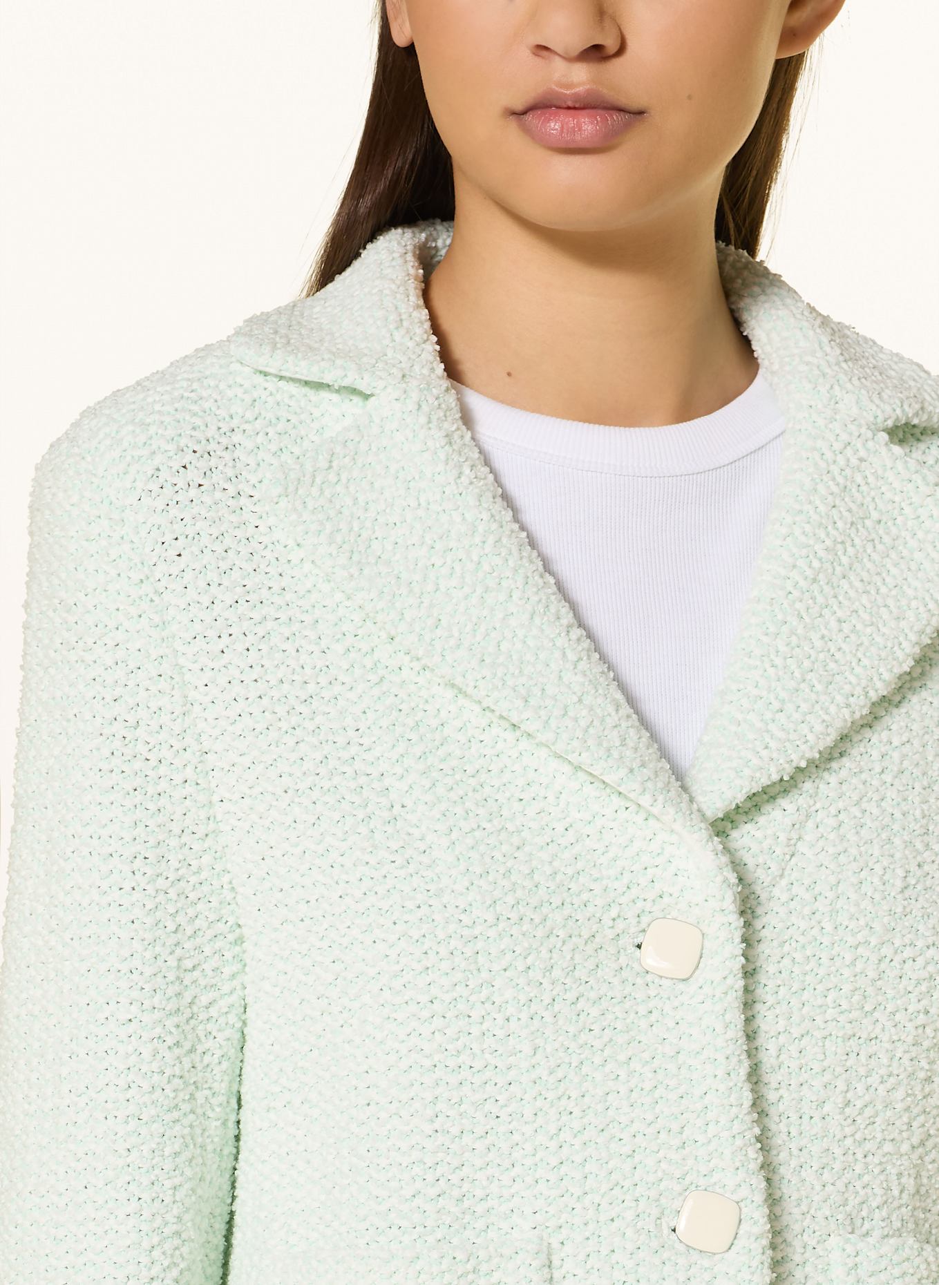 MARC CAIN Kastenjacke aus Bouclé: 504 breath