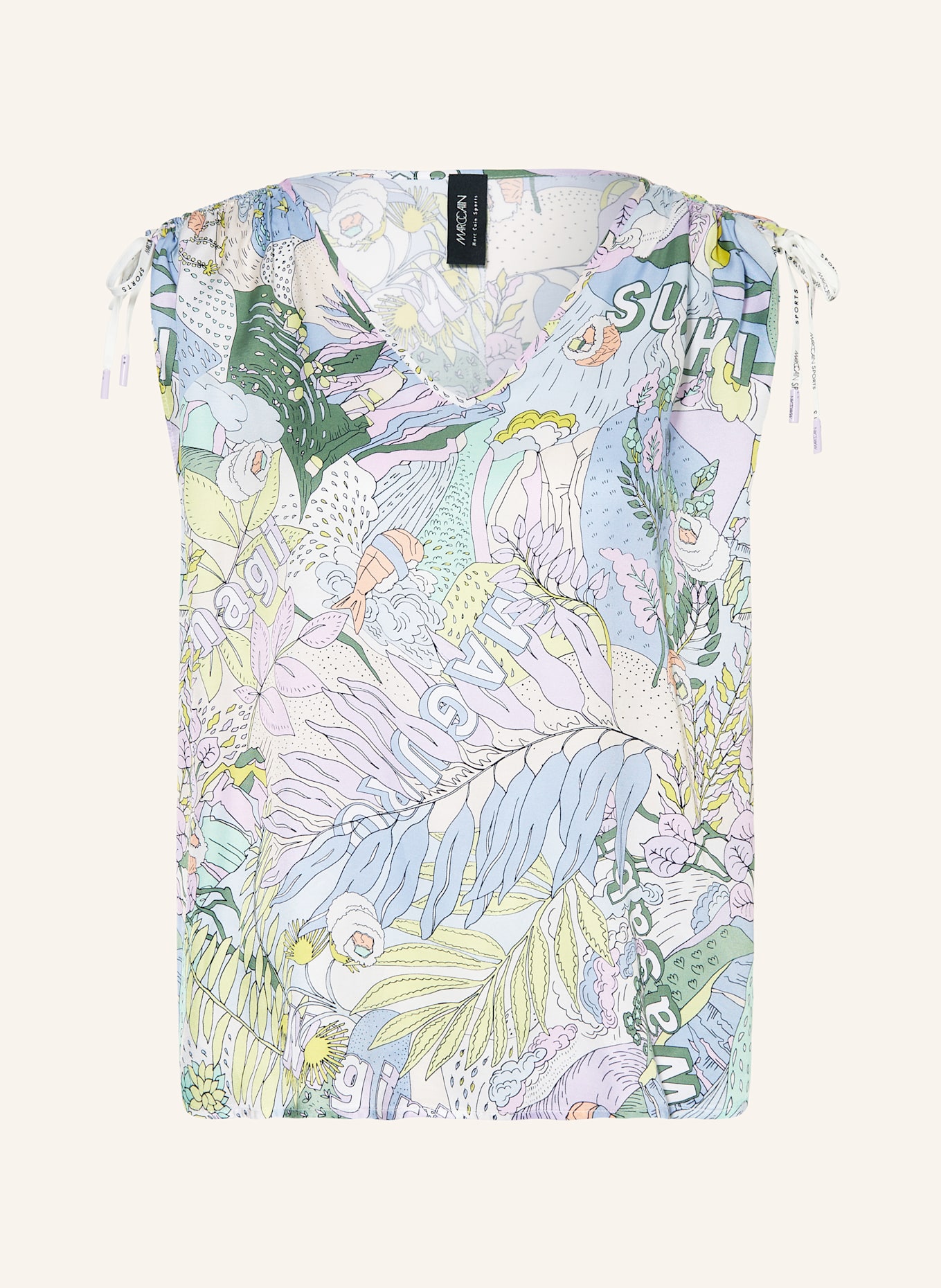 MARC CAIN Blouse: 723 lavender macaron