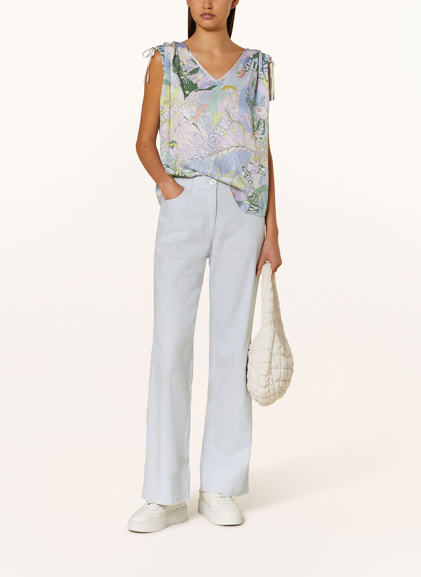 MARC CAIN Blouse: 723 lavender macaron